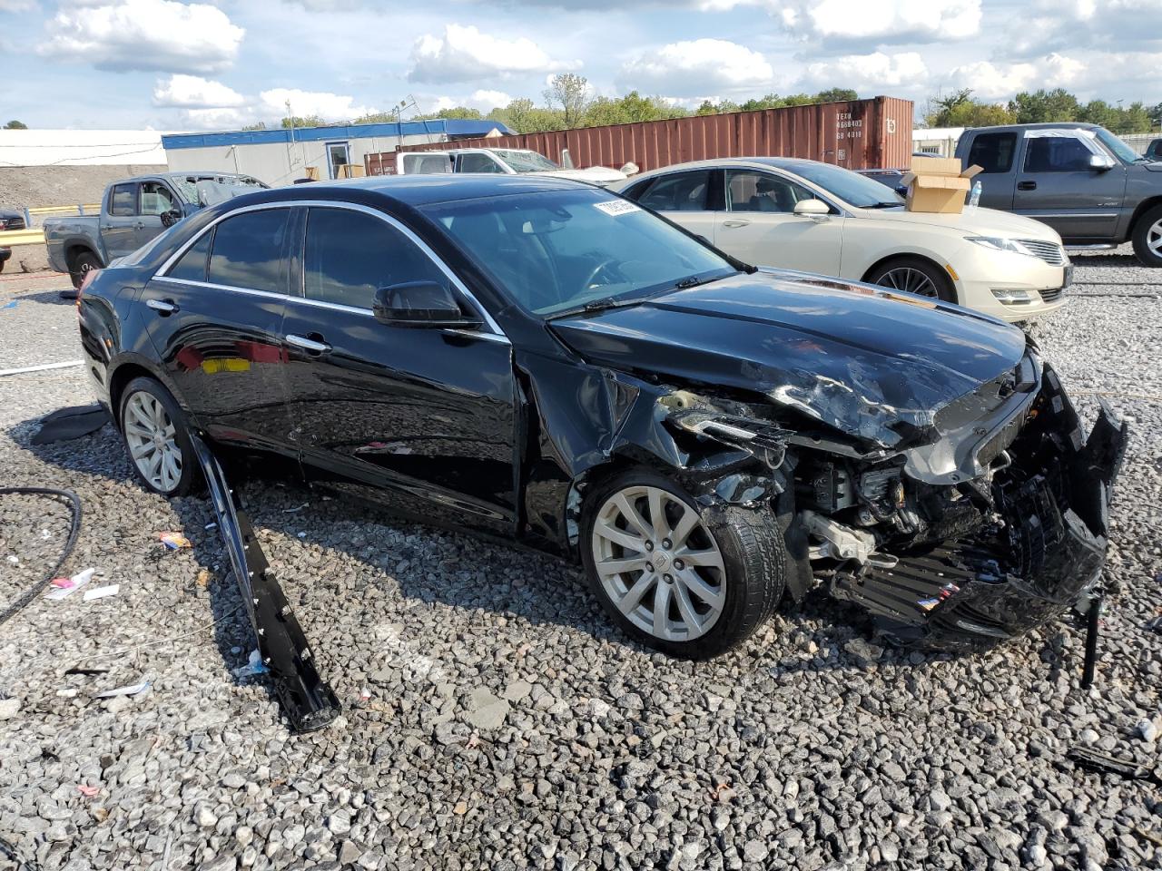 2018 Cadillac Ats Черный vin: 1G6AA5RX6J0154599