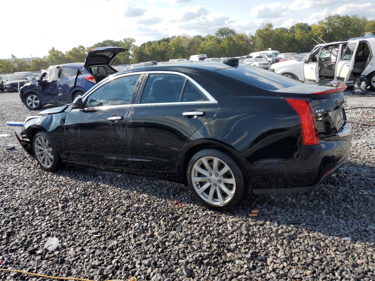 2018 Cadillac Ats Черный vin: 1G6AA5RX6J0154599