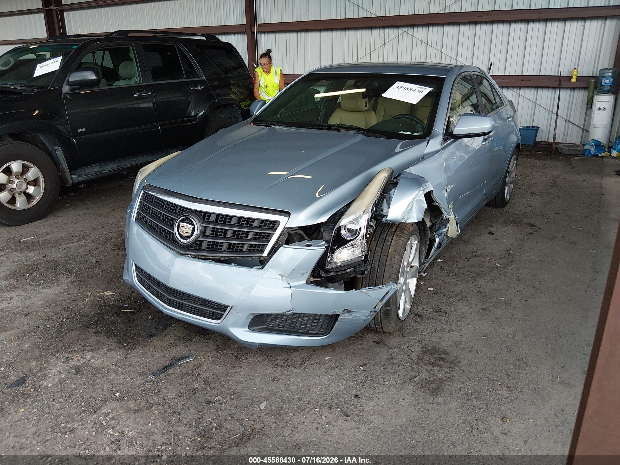 2013 Cadillac Ats Standard Light Blue vin: 1G6AA5RX7D0133166