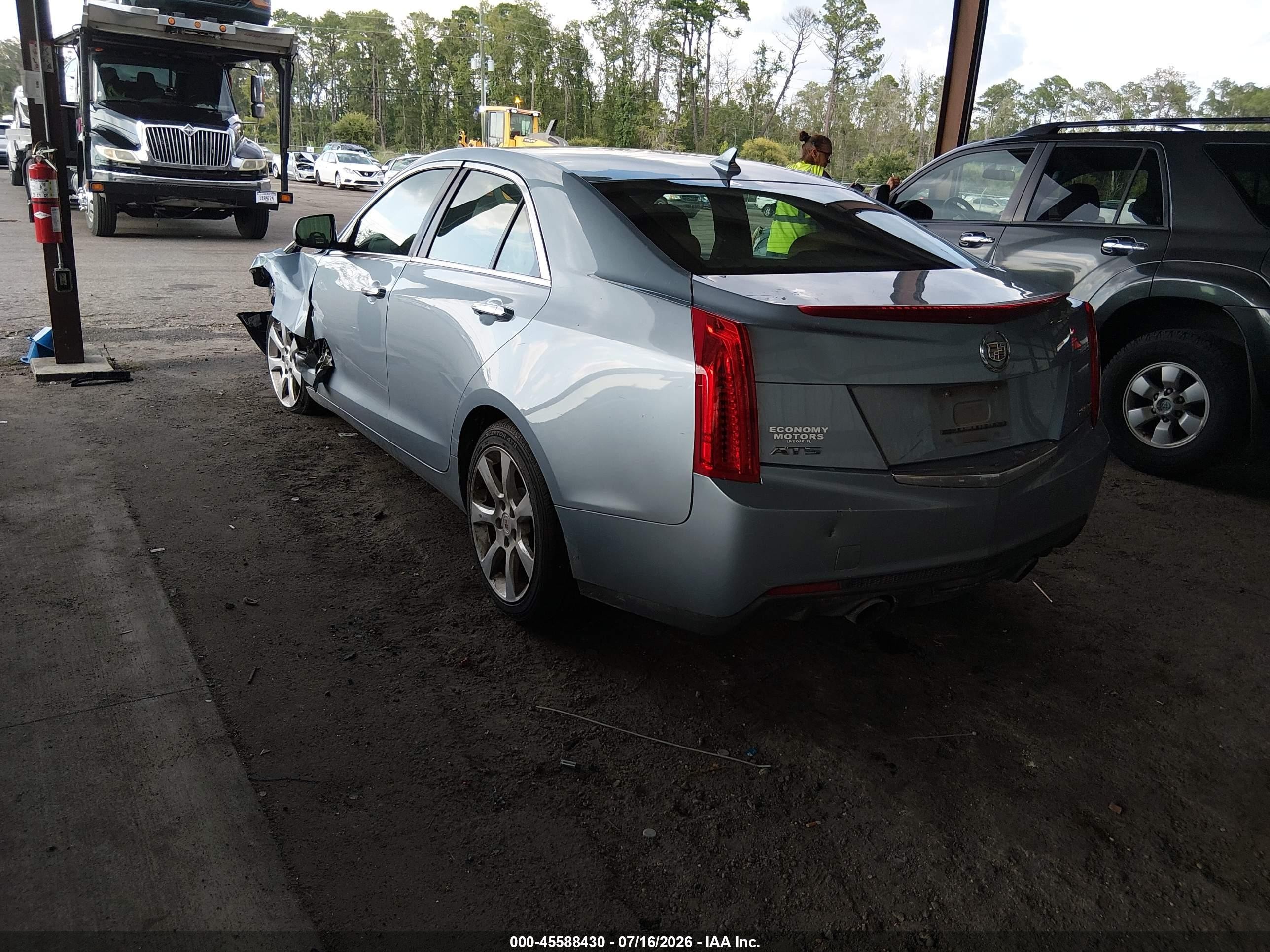 2013 Cadillac Ats Standard Light Blue vin: 1G6AA5RX7D0133166