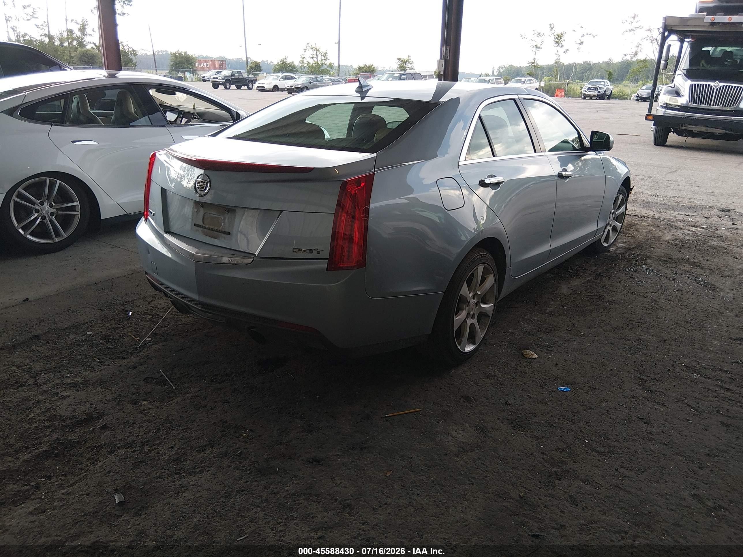 2013 Cadillac Ats Standard Light Blue vin: 1G6AA5RX7D0133166