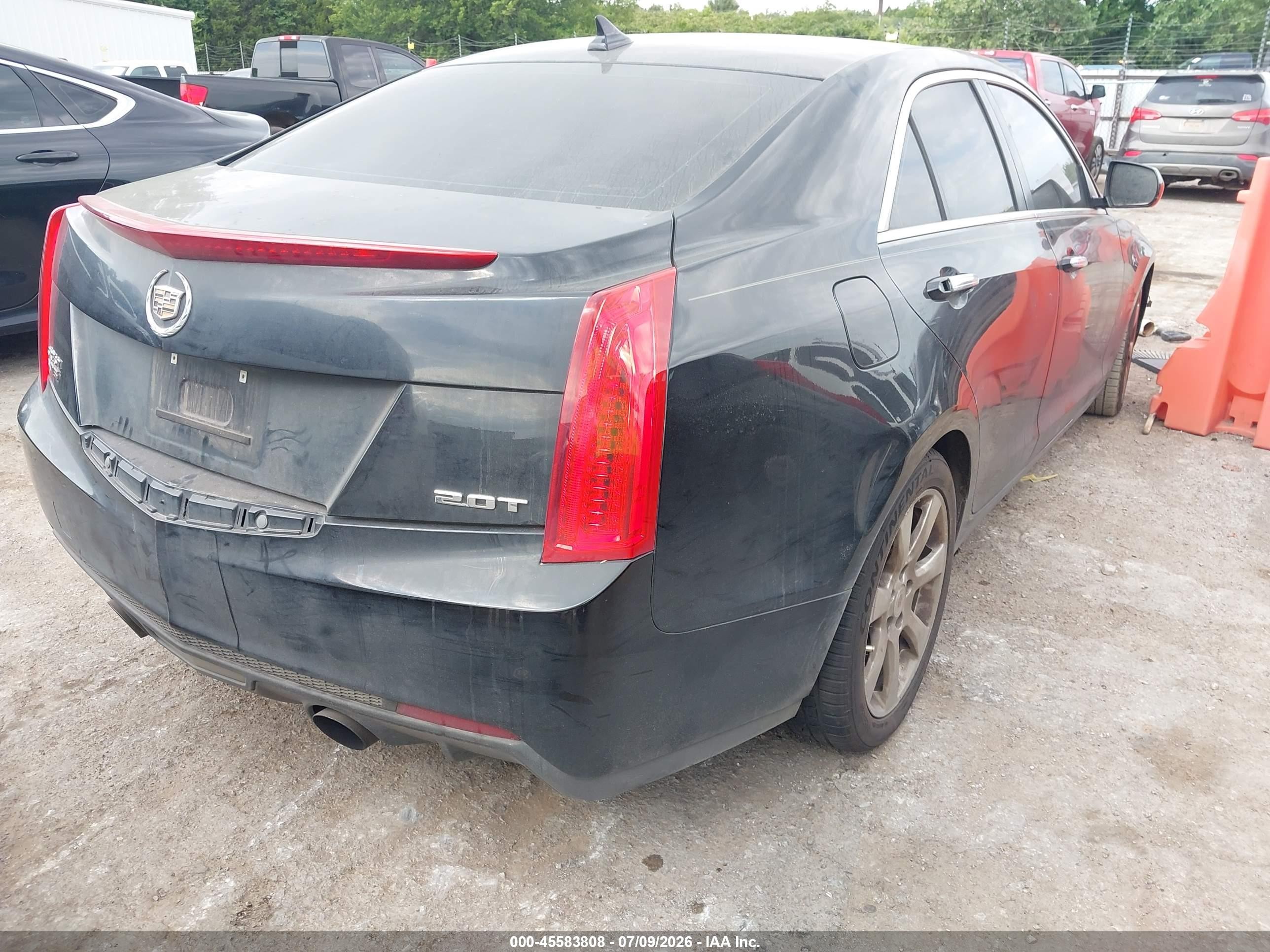 2014 Cadillac Ats Standard Black vin: 1G6AA5RX7E0109547