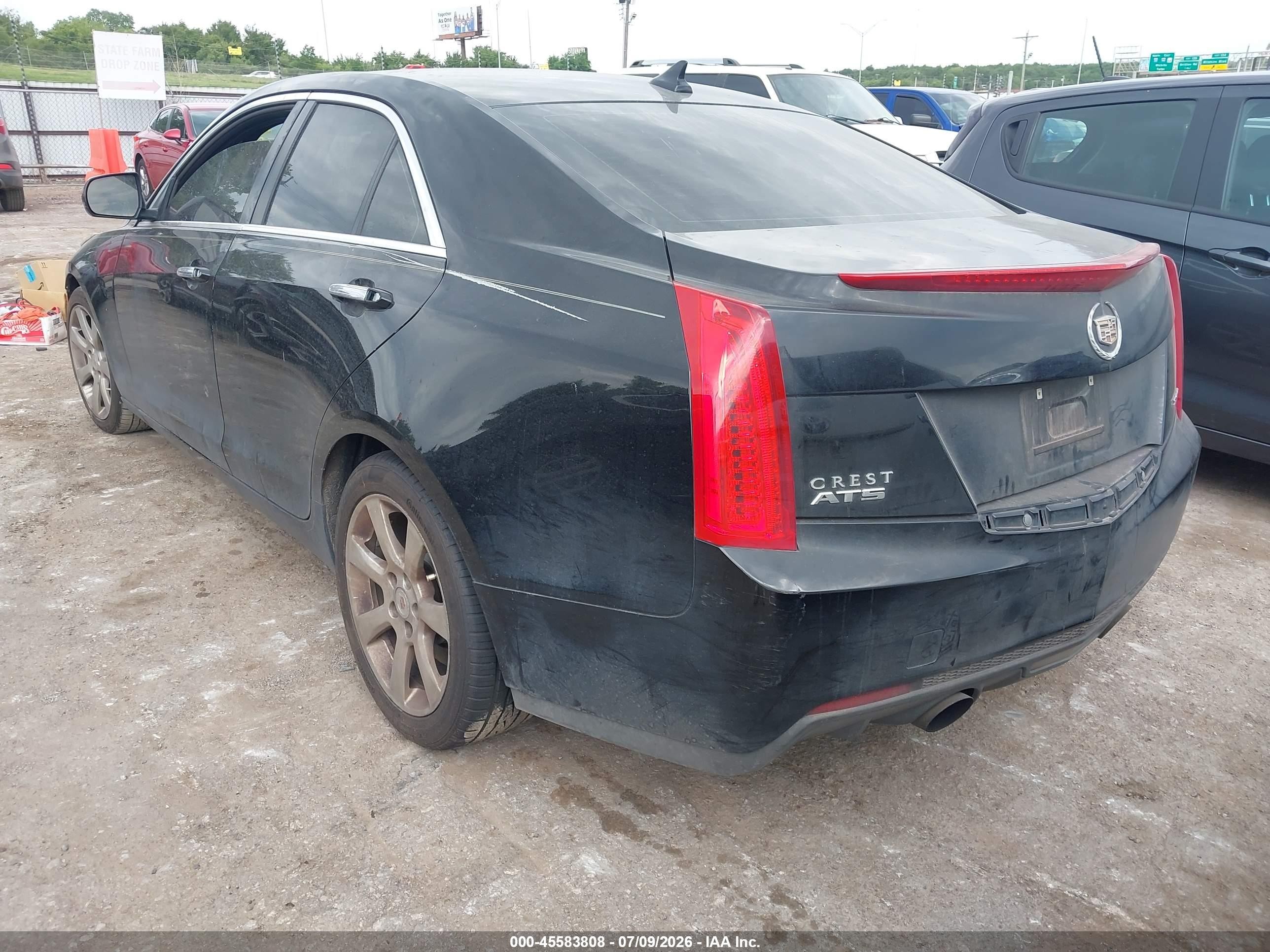 2014 Cadillac Ats Standard Black vin: 1G6AA5RX7E0109547