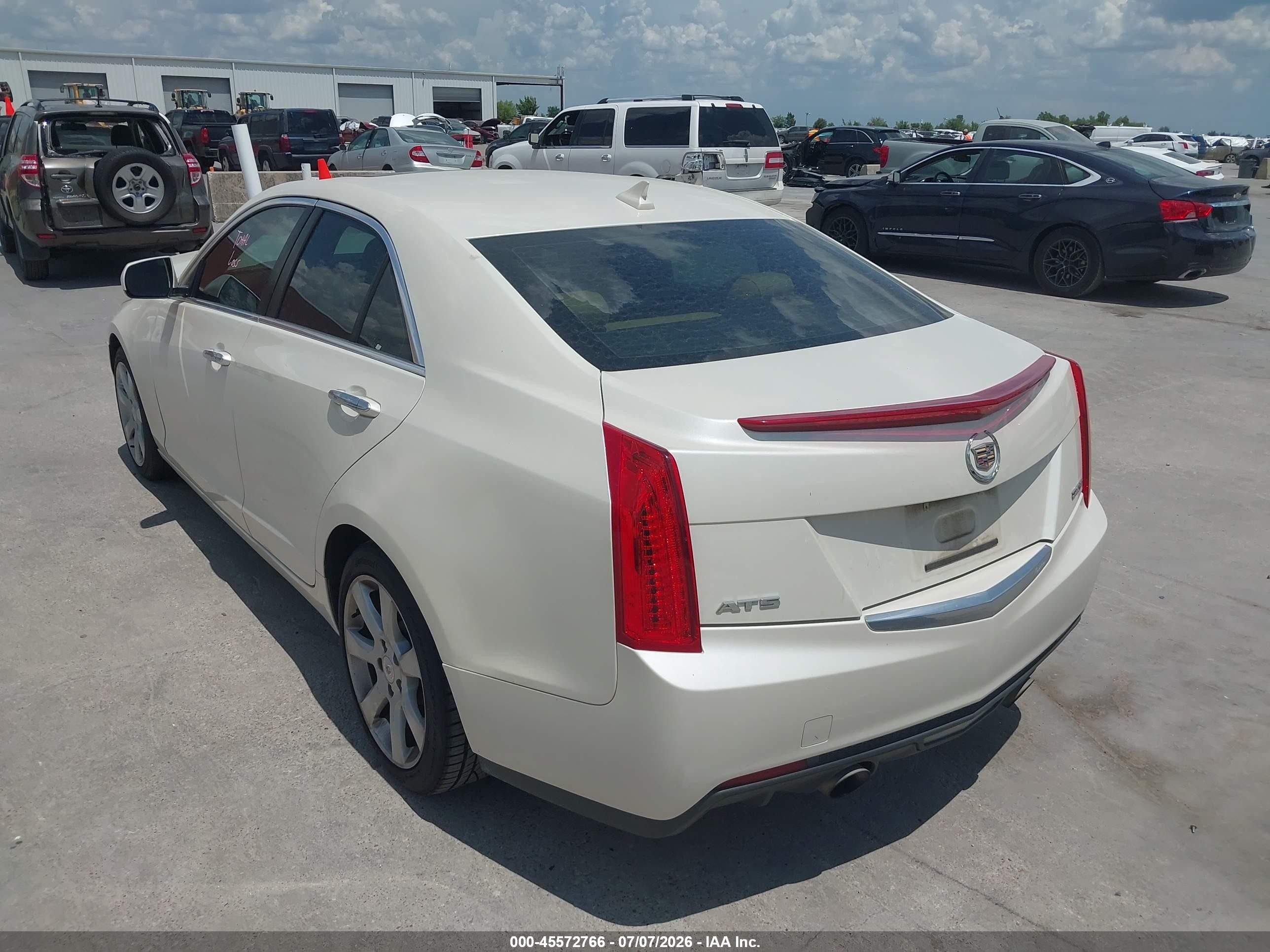 2014 Cadillac Ats Standard White vin: 1G6AA5RX7E0171918