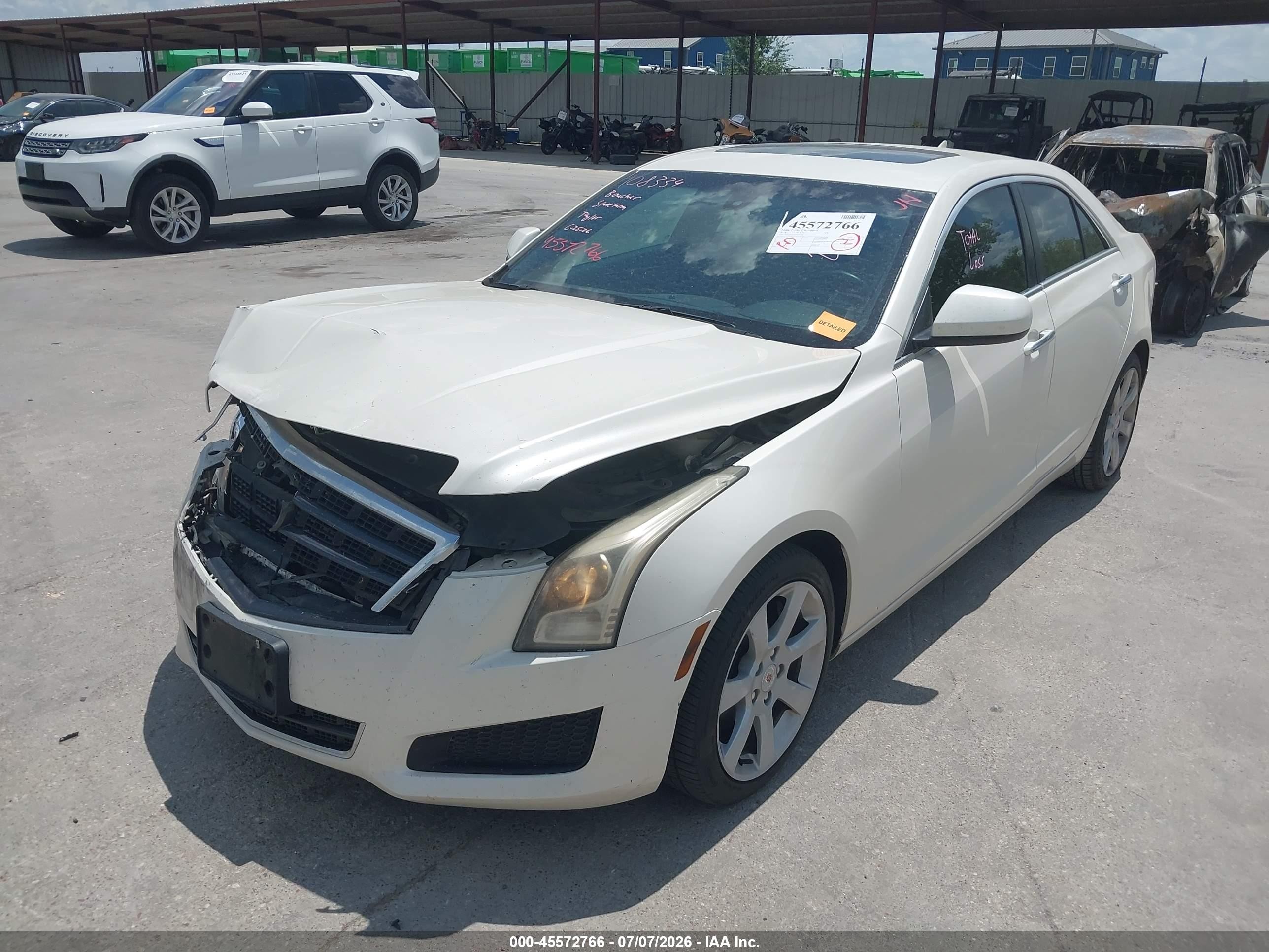2014 Cadillac Ats Standard White vin: 1G6AA5RX7E0171918