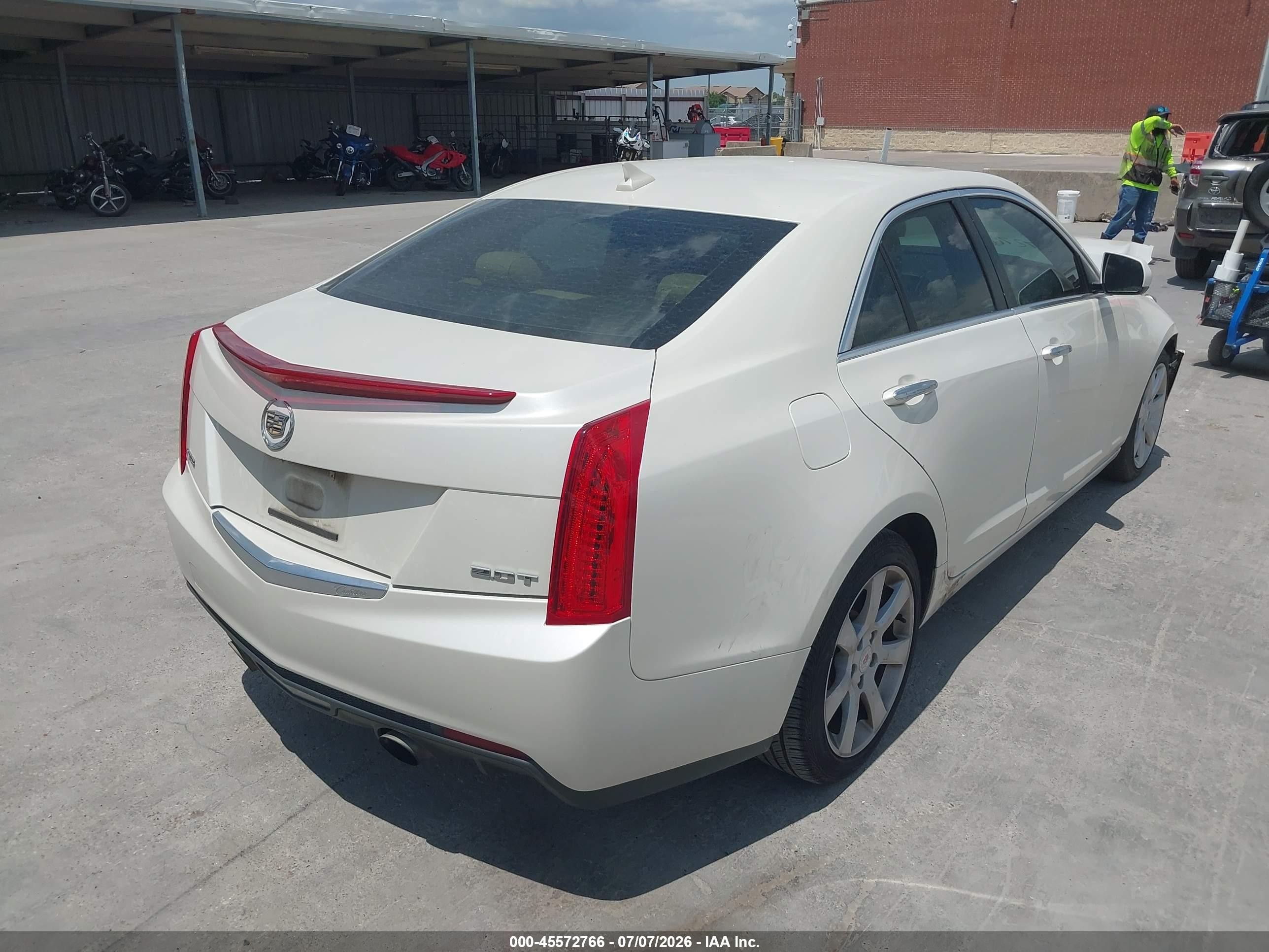 2014 Cadillac Ats Standard White vin: 1G6AA5RX7E0171918