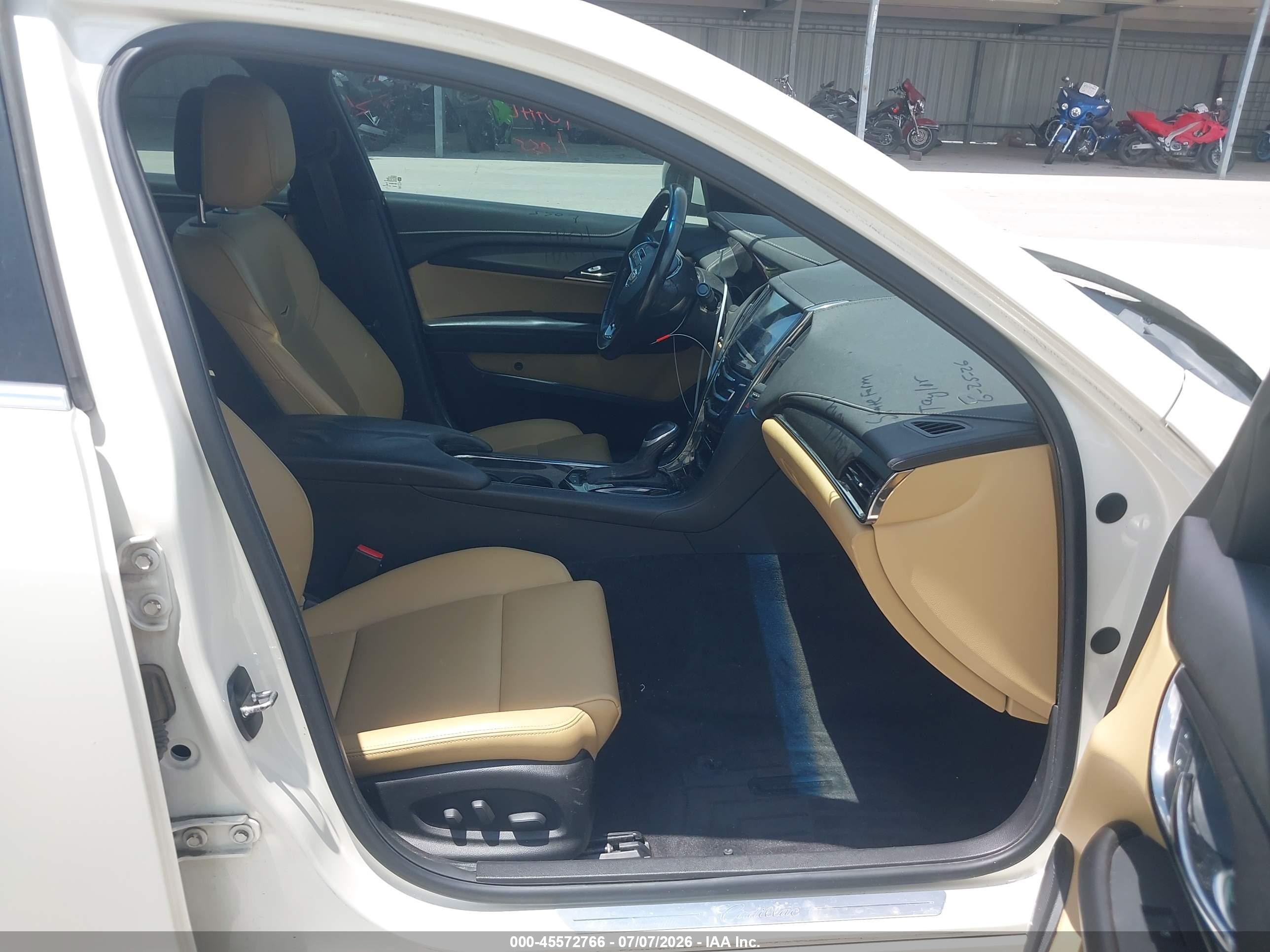 2014 Cadillac Ats Standard White vin: 1G6AA5RX7E0171918