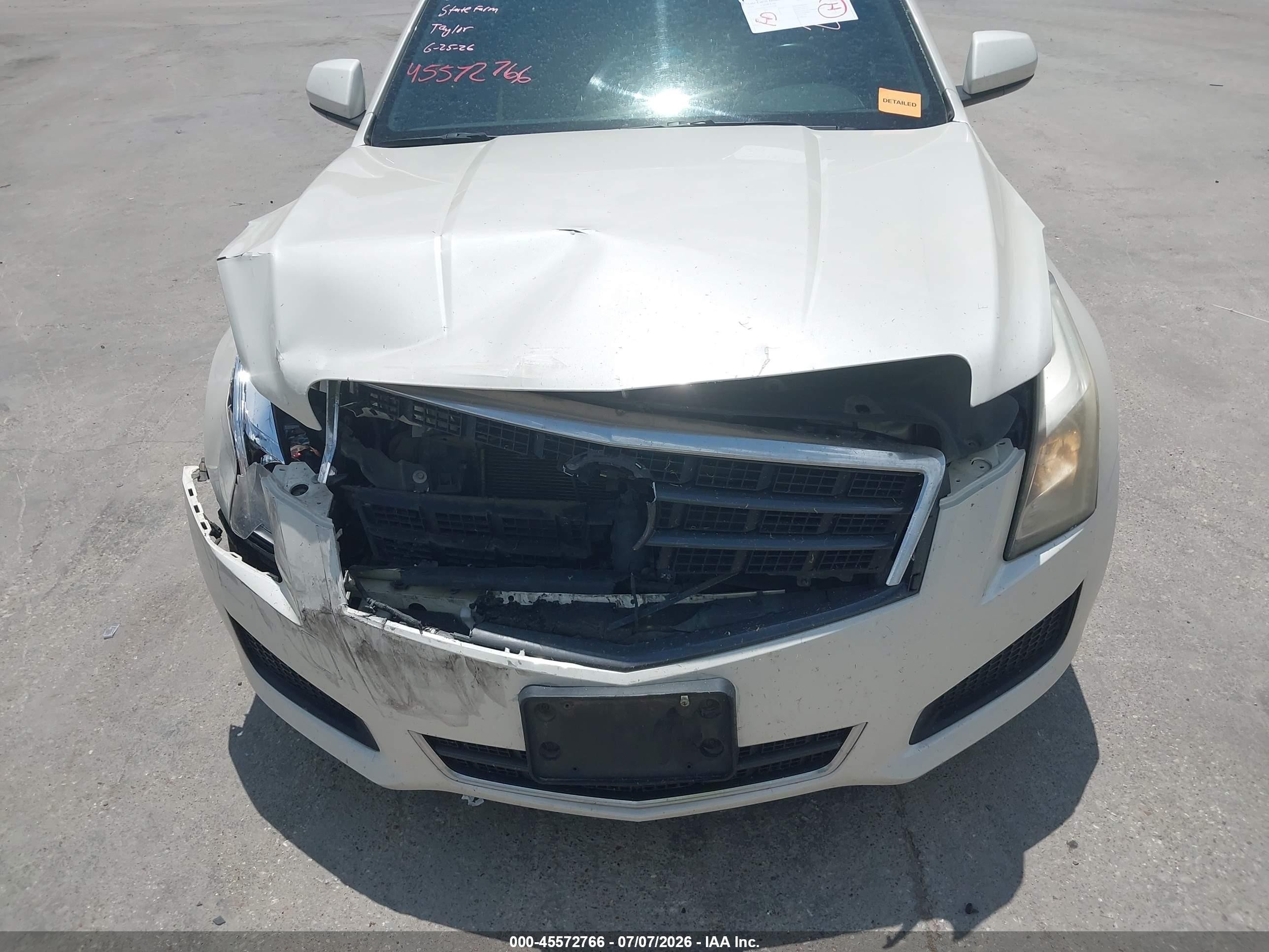 2014 Cadillac Ats Standard White vin: 1G6AA5RX7E0171918