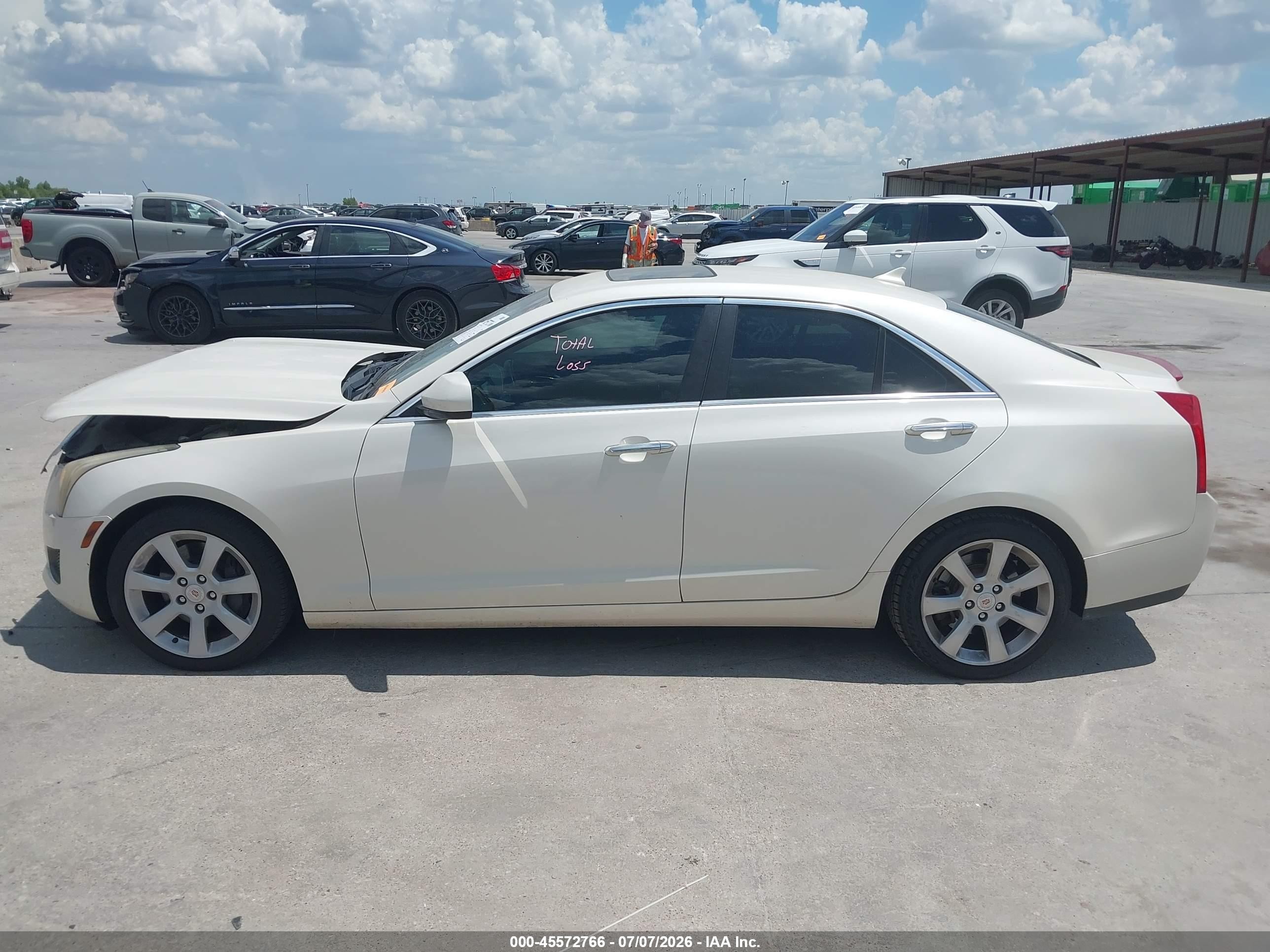 2014 Cadillac Ats Standard White vin: 1G6AA5RX7E0171918