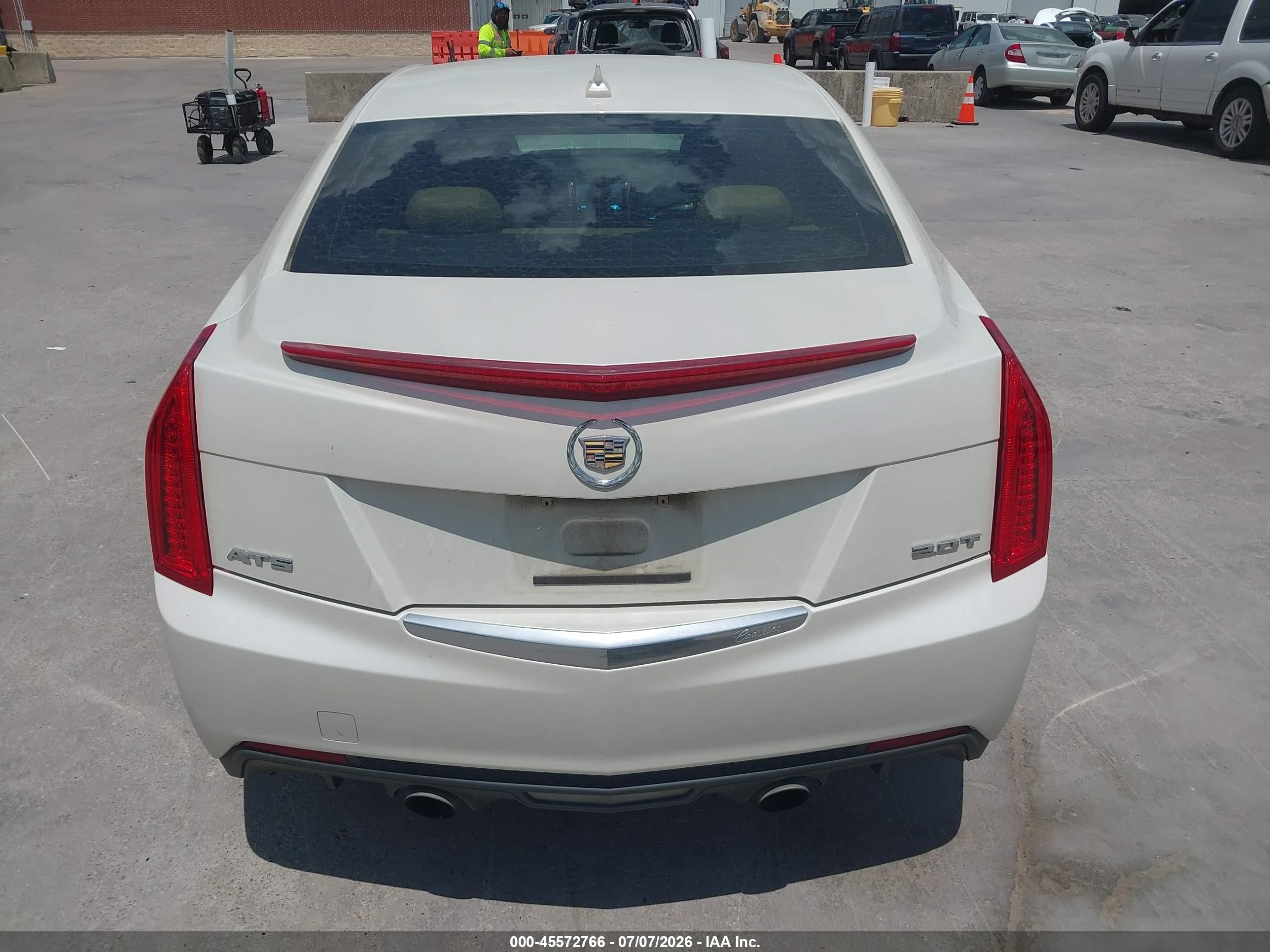 2014 Cadillac Ats Standard White vin: 1G6AA5RX7E0171918