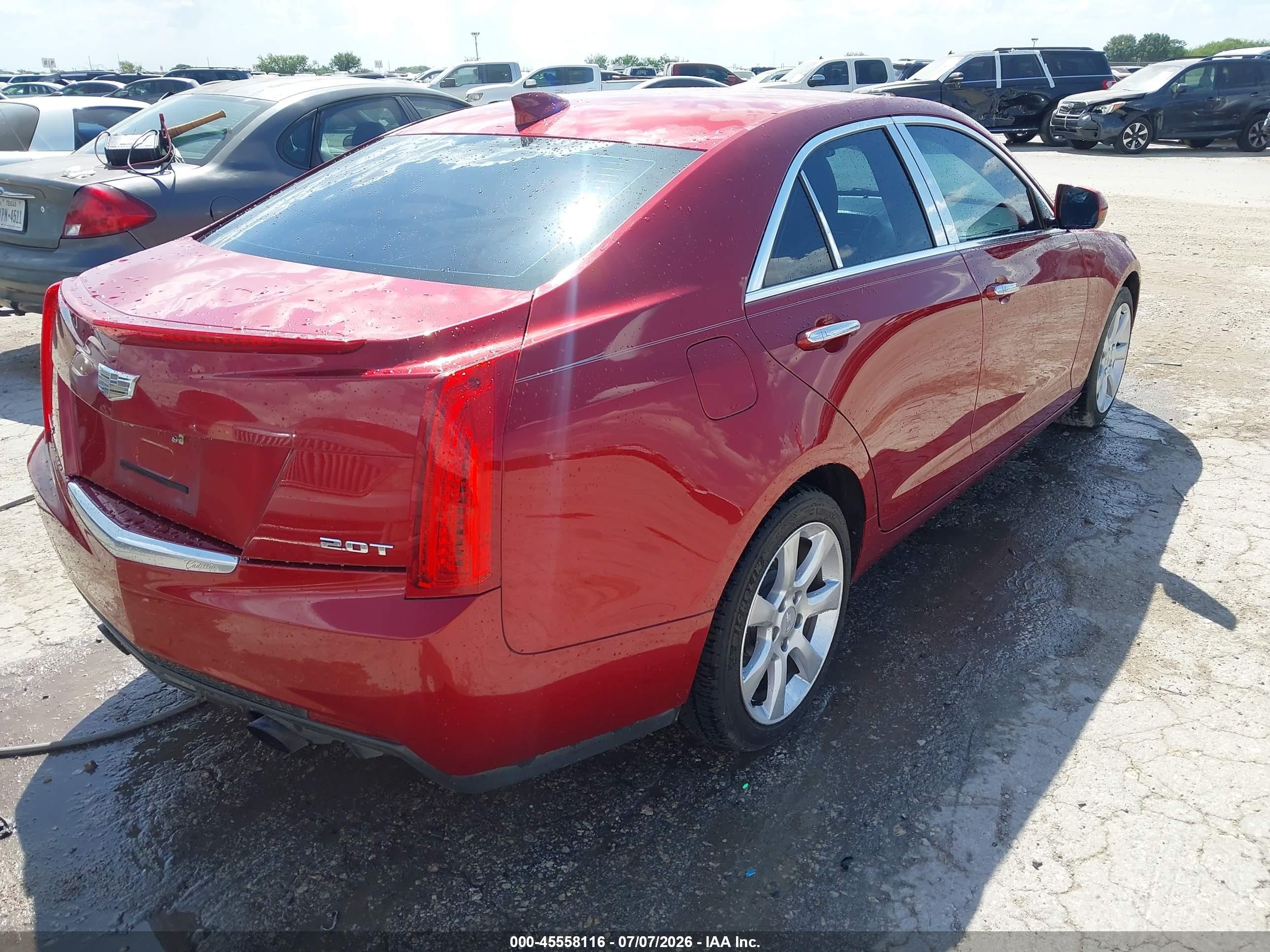 2015 Cadillac Ats Standard Red vin: 1G6AA5RX7F0111753