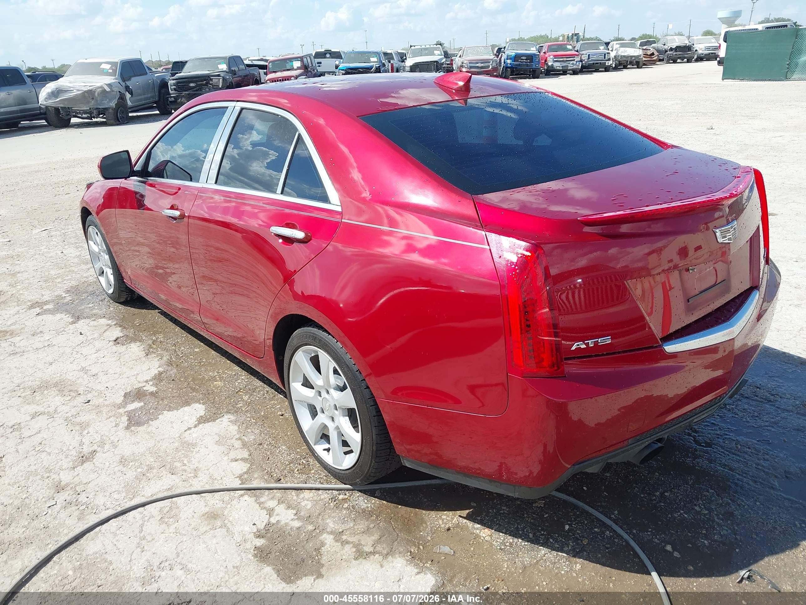 2015 Cadillac Ats Standard Red vin: 1G6AA5RX7F0111753