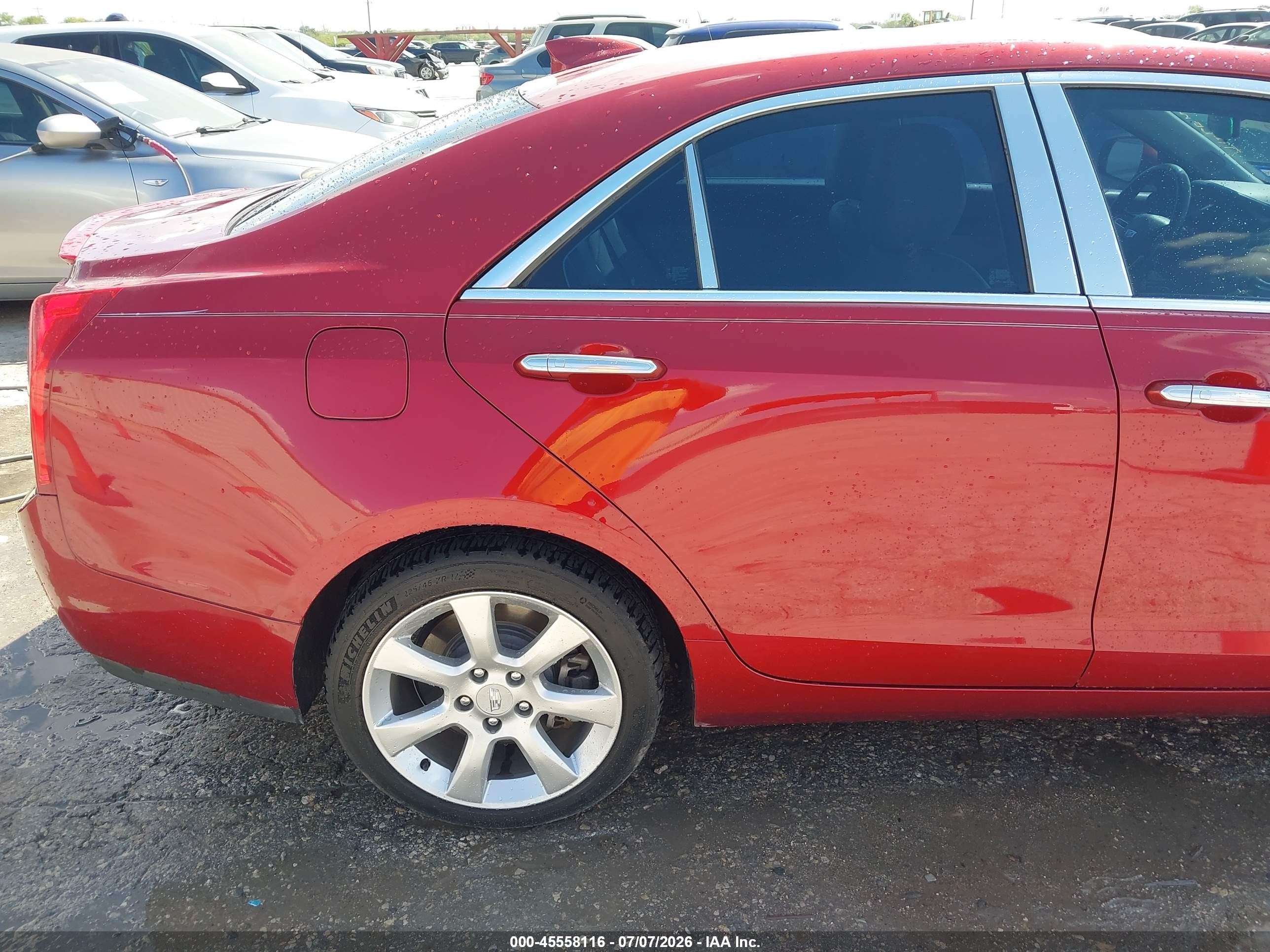2015 Cadillac Ats Standard Red vin: 1G6AA5RX7F0111753