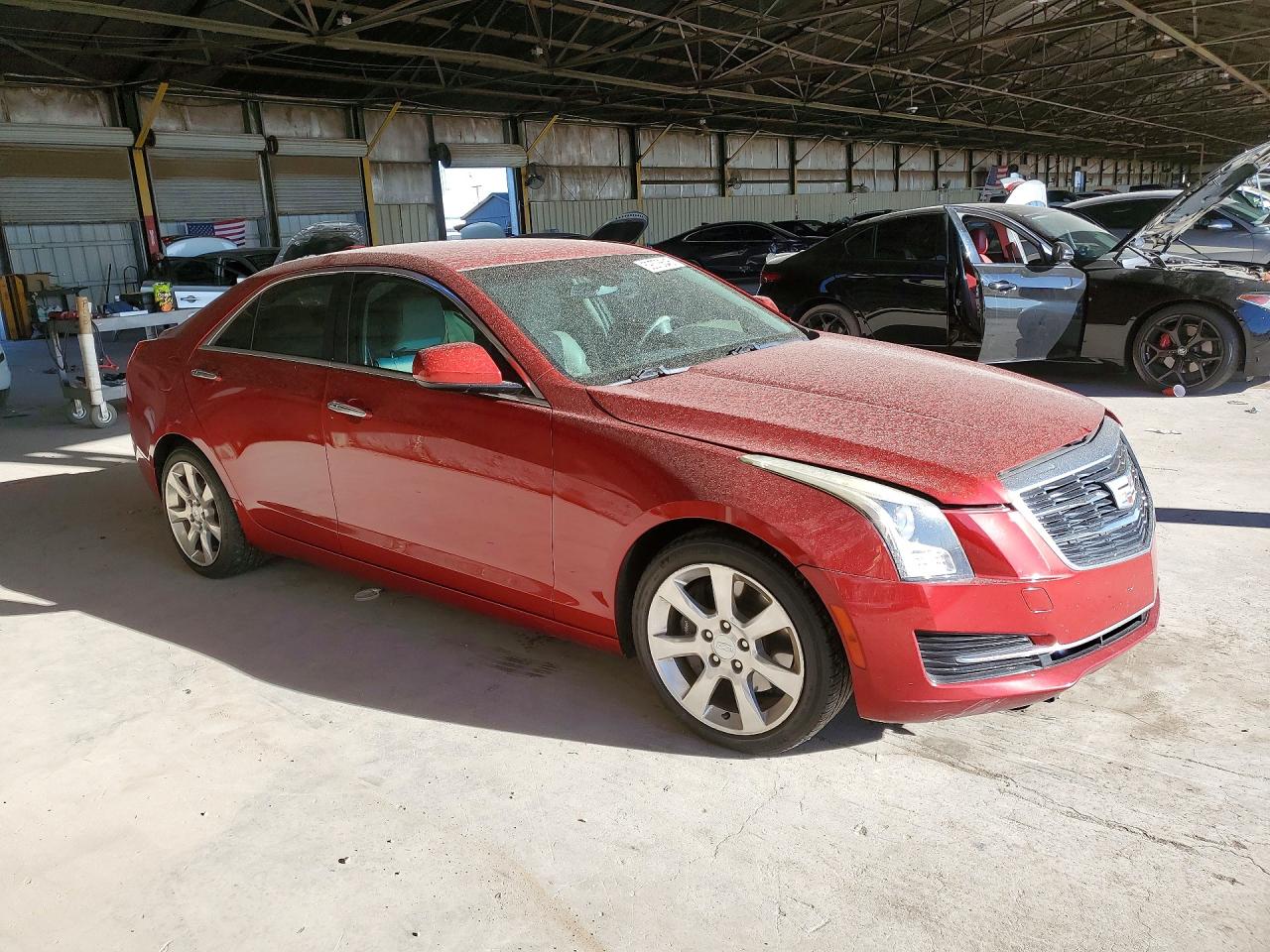 2015 Cadillac Ats Красный vin: 1G6AA5RX7F0124647