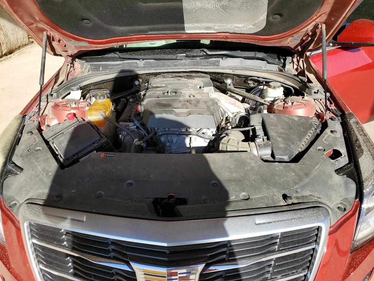 2015 Cadillac Ats Красный vin: 1G6AA5RX7F0124647