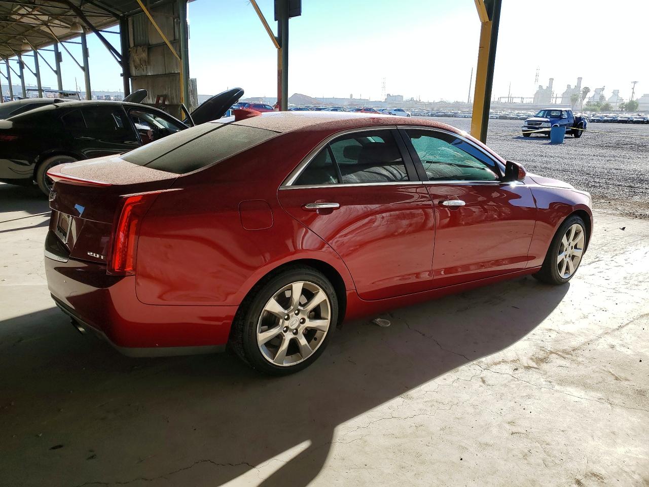 2015 Cadillac Ats Красный vin: 1G6AA5RX7F0124647