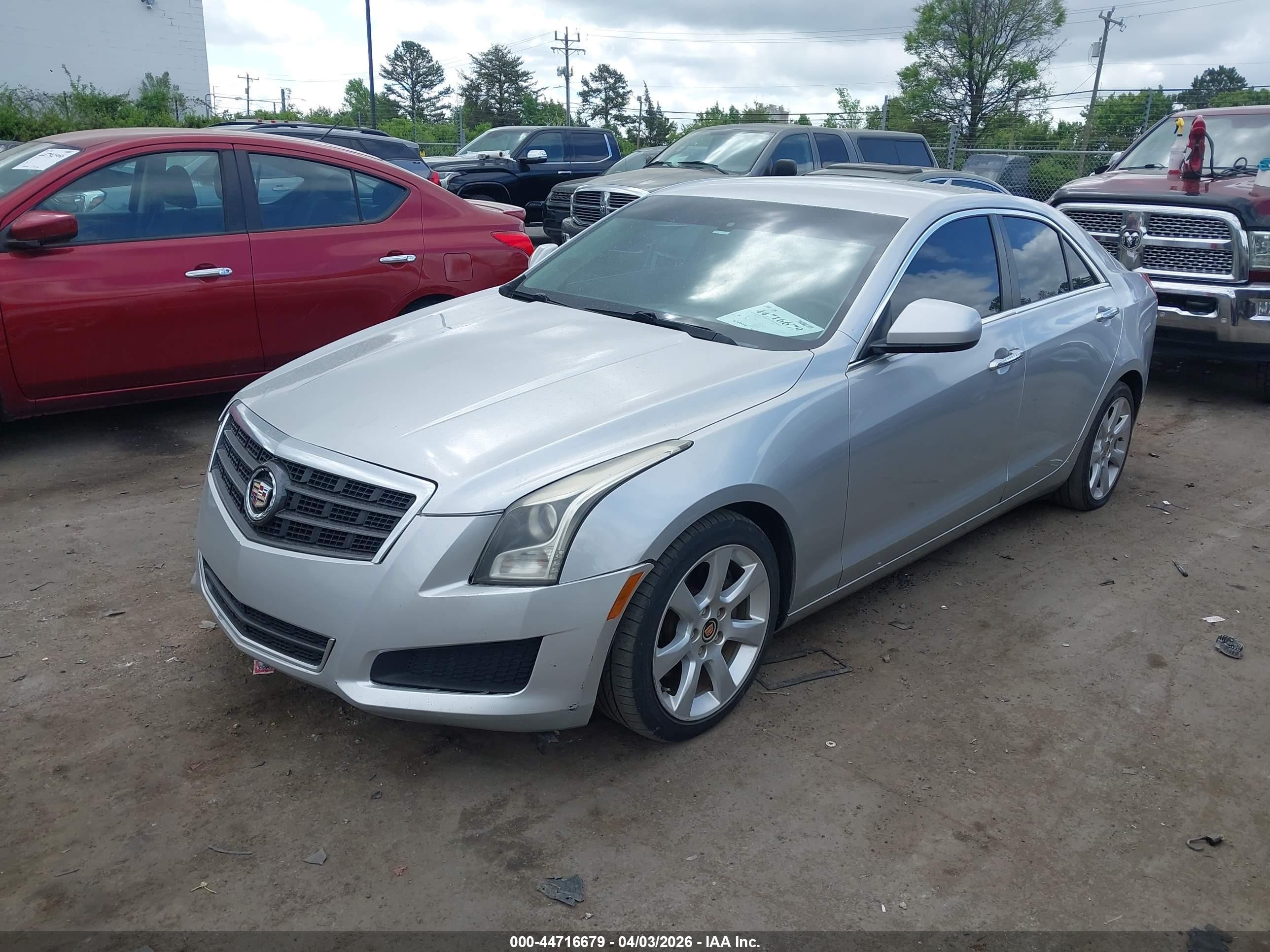 2014 Cadillac Ats Standard Gray vin: 1G6AA5RX8E0101845
