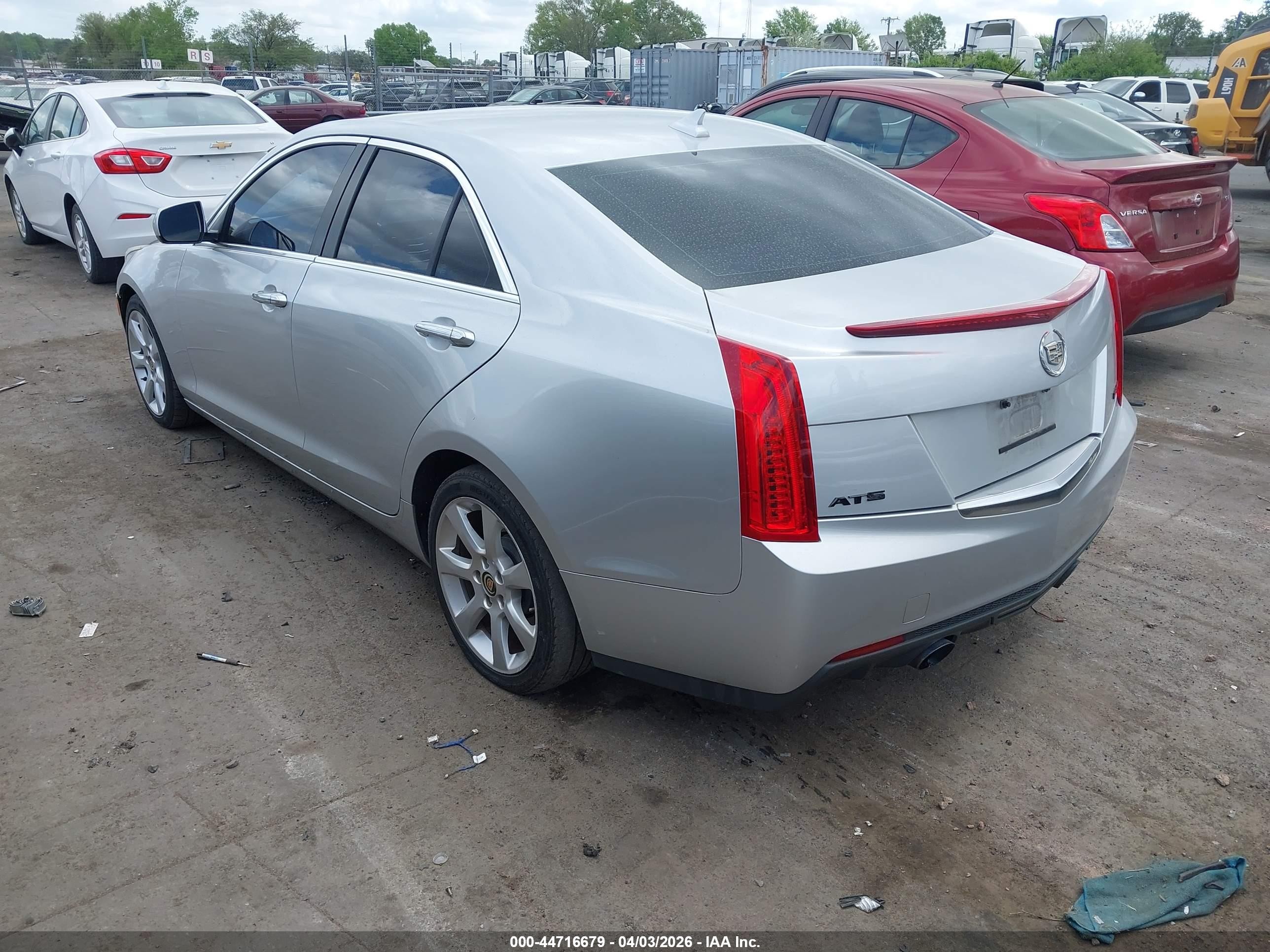 2014 Cadillac Ats Standard Gray vin: 1G6AA5RX8E0101845