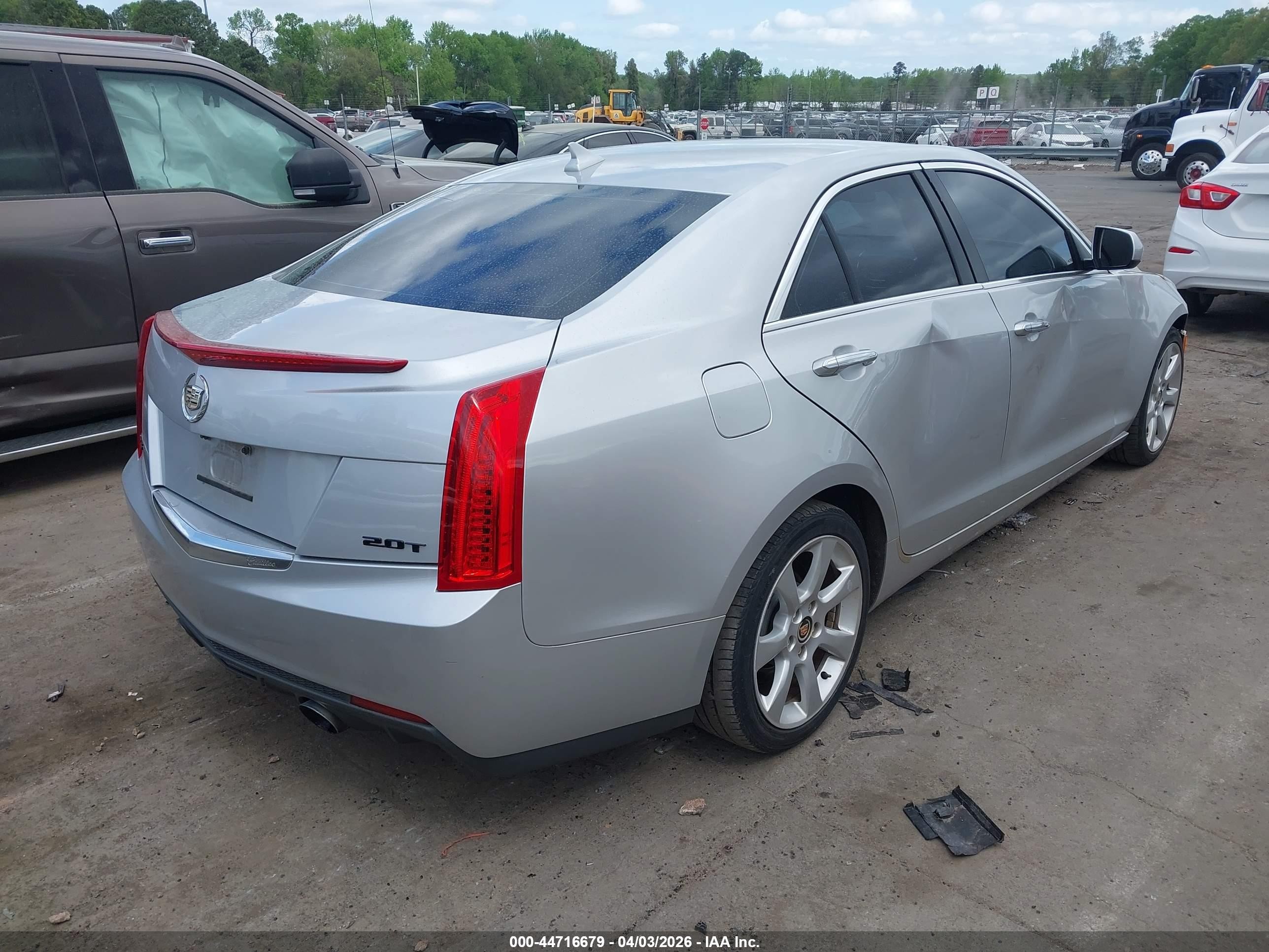 2014 Cadillac Ats Standard Gray vin: 1G6AA5RX8E0101845