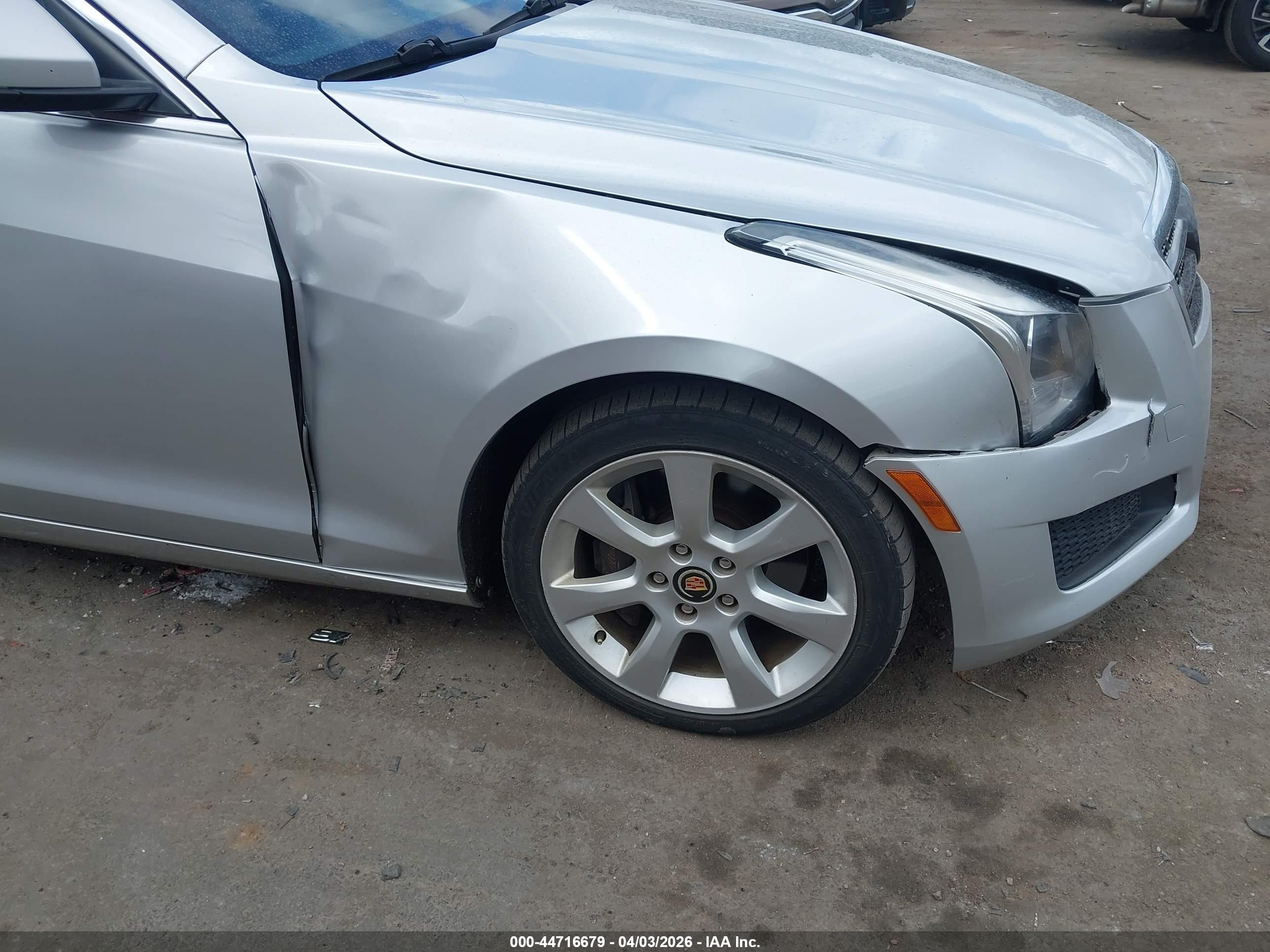 2014 Cadillac Ats Standard Gray vin: 1G6AA5RX8E0101845