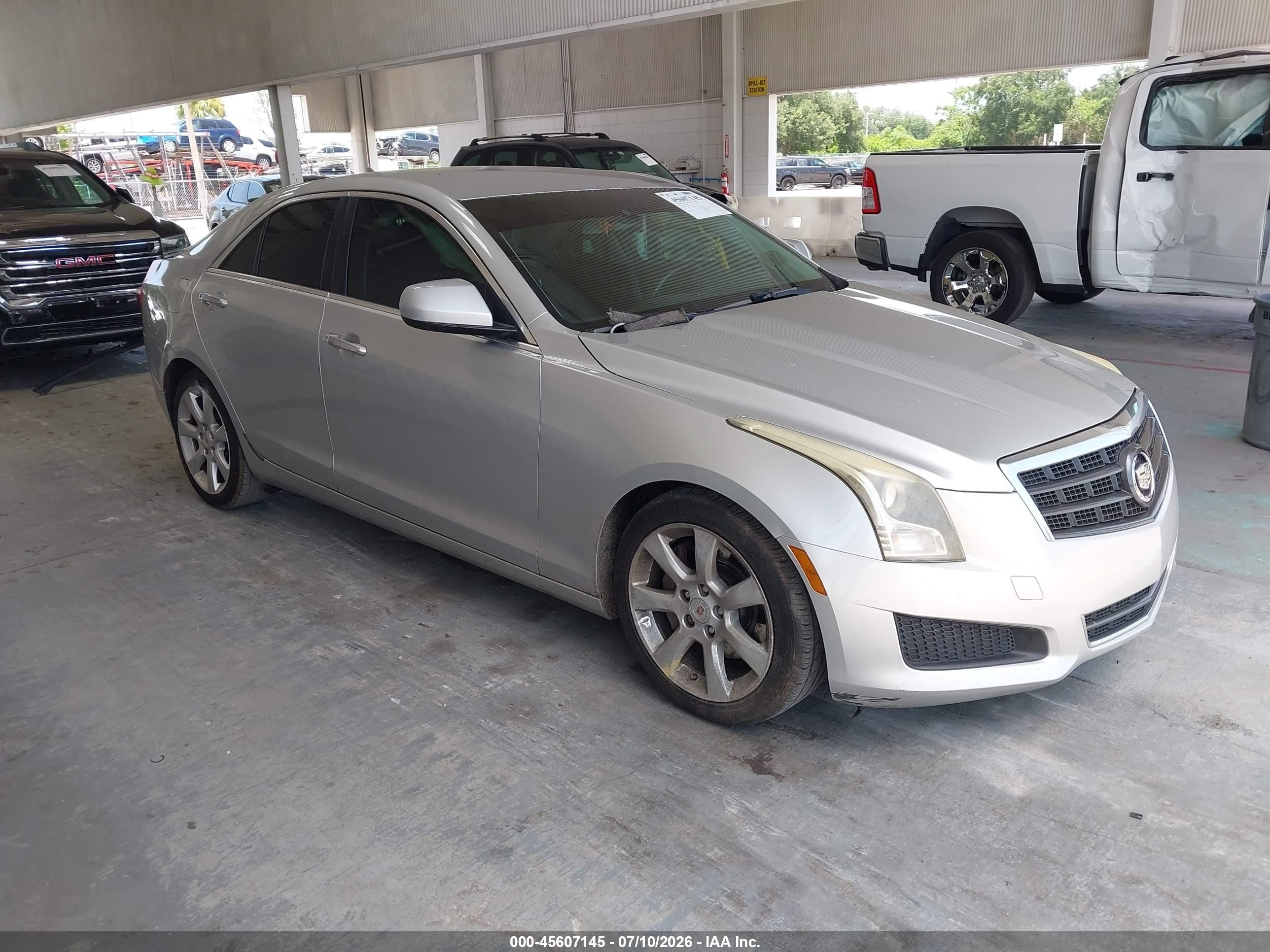2014 Cadillac Ats Standard Silver vin: 1G6AA5RX8E0109931