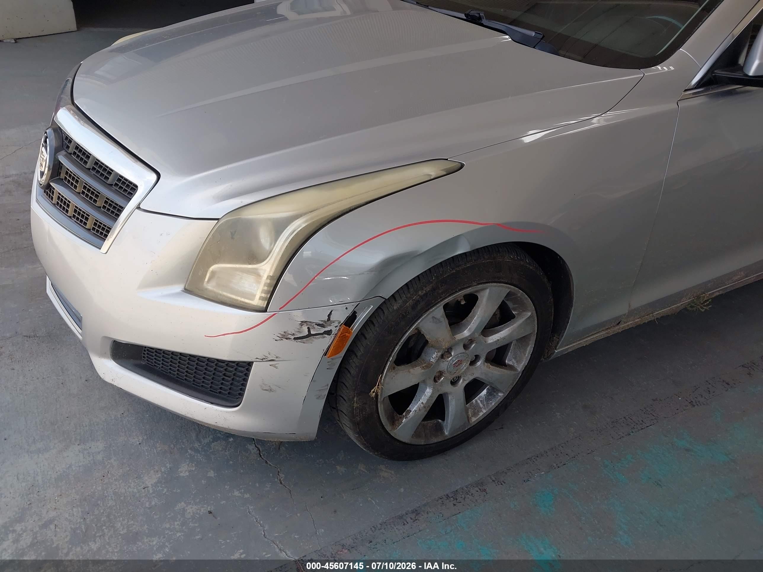 2014 Cadillac Ats Standard Silver vin: 1G6AA5RX8E0109931