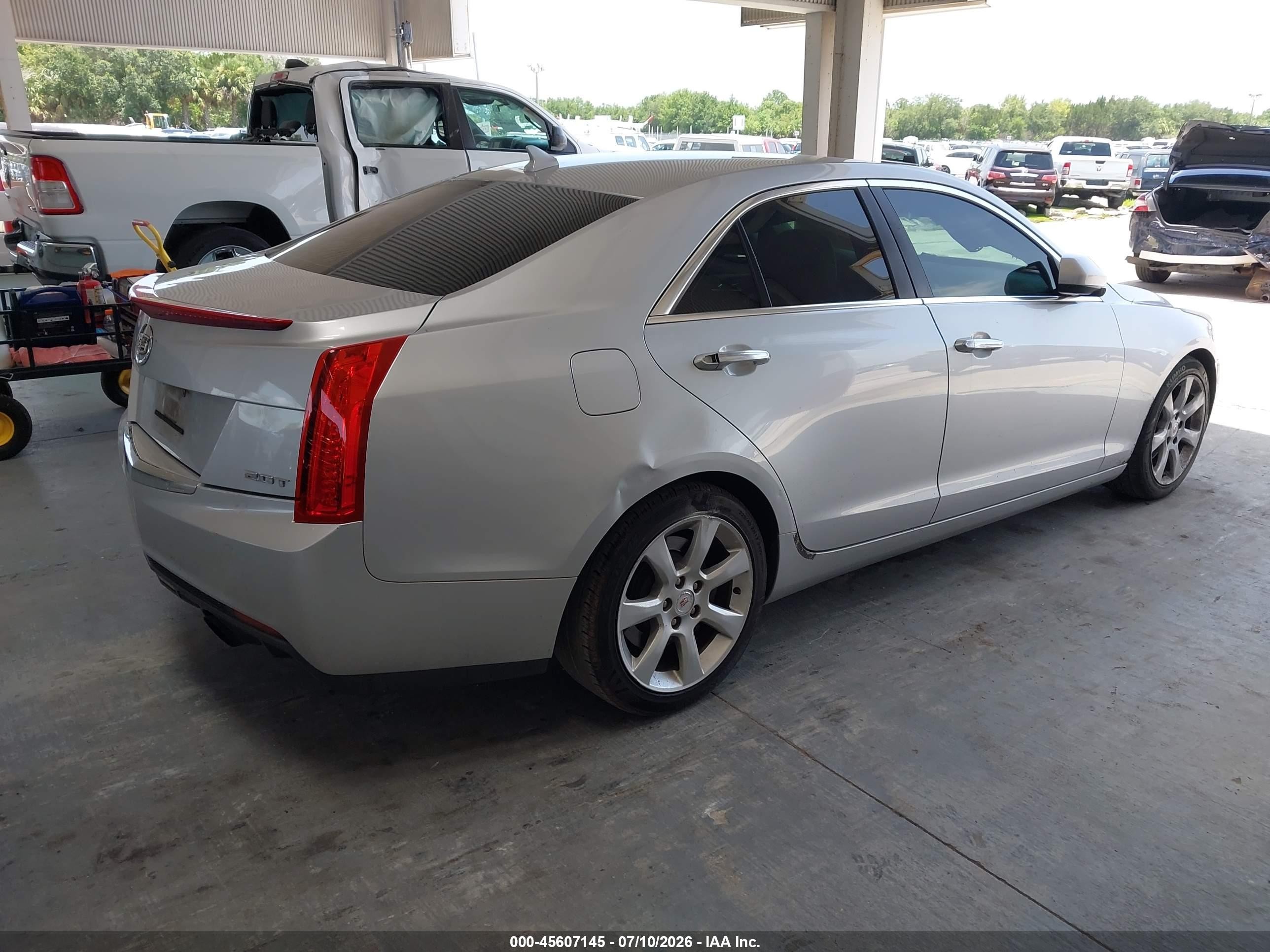 2014 Cadillac Ats Standard Silver vin: 1G6AA5RX8E0109931