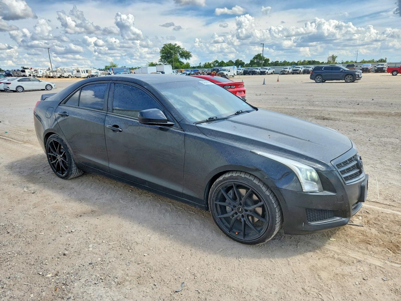 2014 Cadillac Ats Black vin: 1G6AA5RX8E0115874