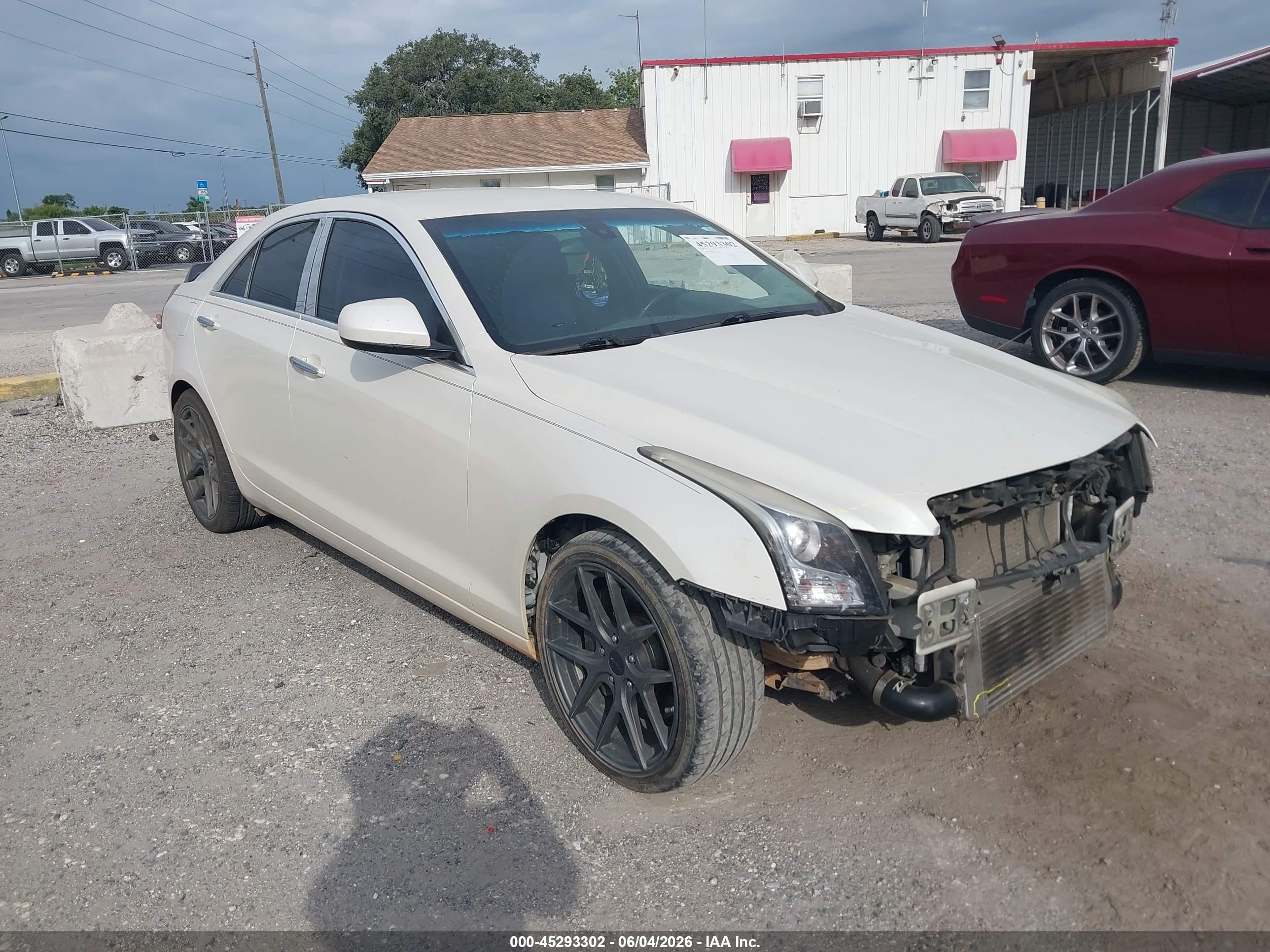 2014 Cadillac Ats Standard White vin: 1G6AA5RX8E0164850