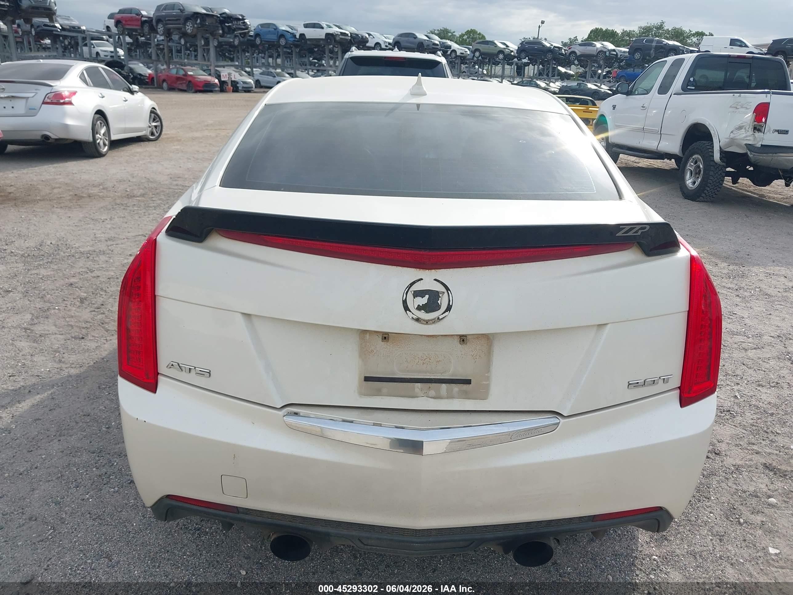 2014 Cadillac Ats Standard White vin: 1G6AA5RX8E0164850