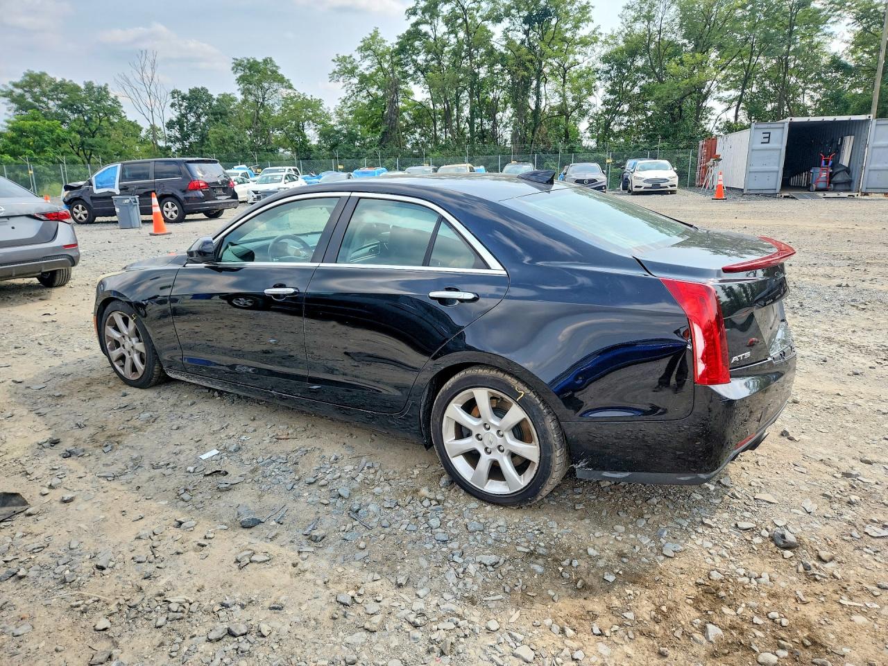 2015 Cadillac Ats Black vin: 1G6AA5RX8F0128335