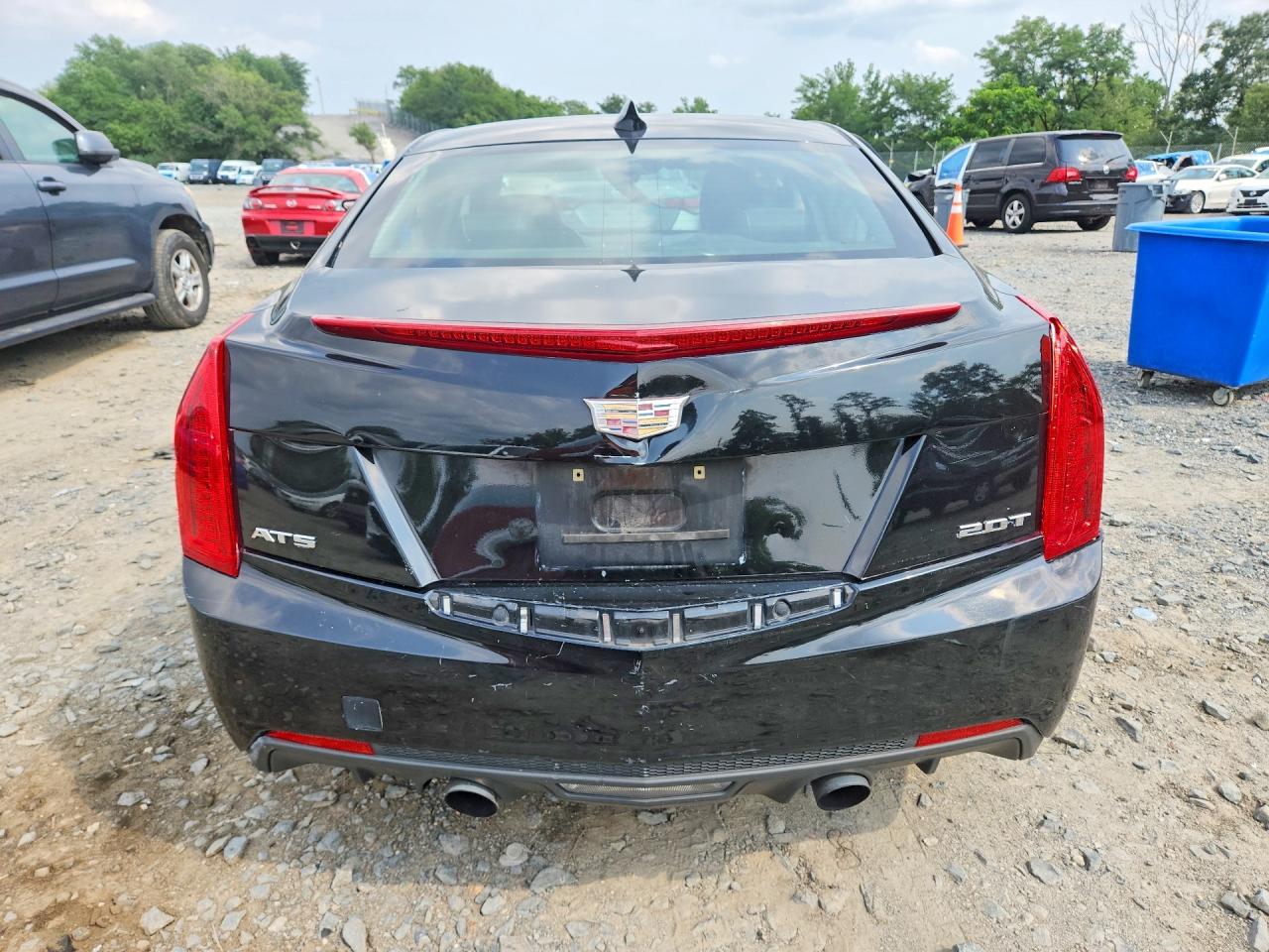 2015 Cadillac Ats Black vin: 1G6AA5RX8F0128335