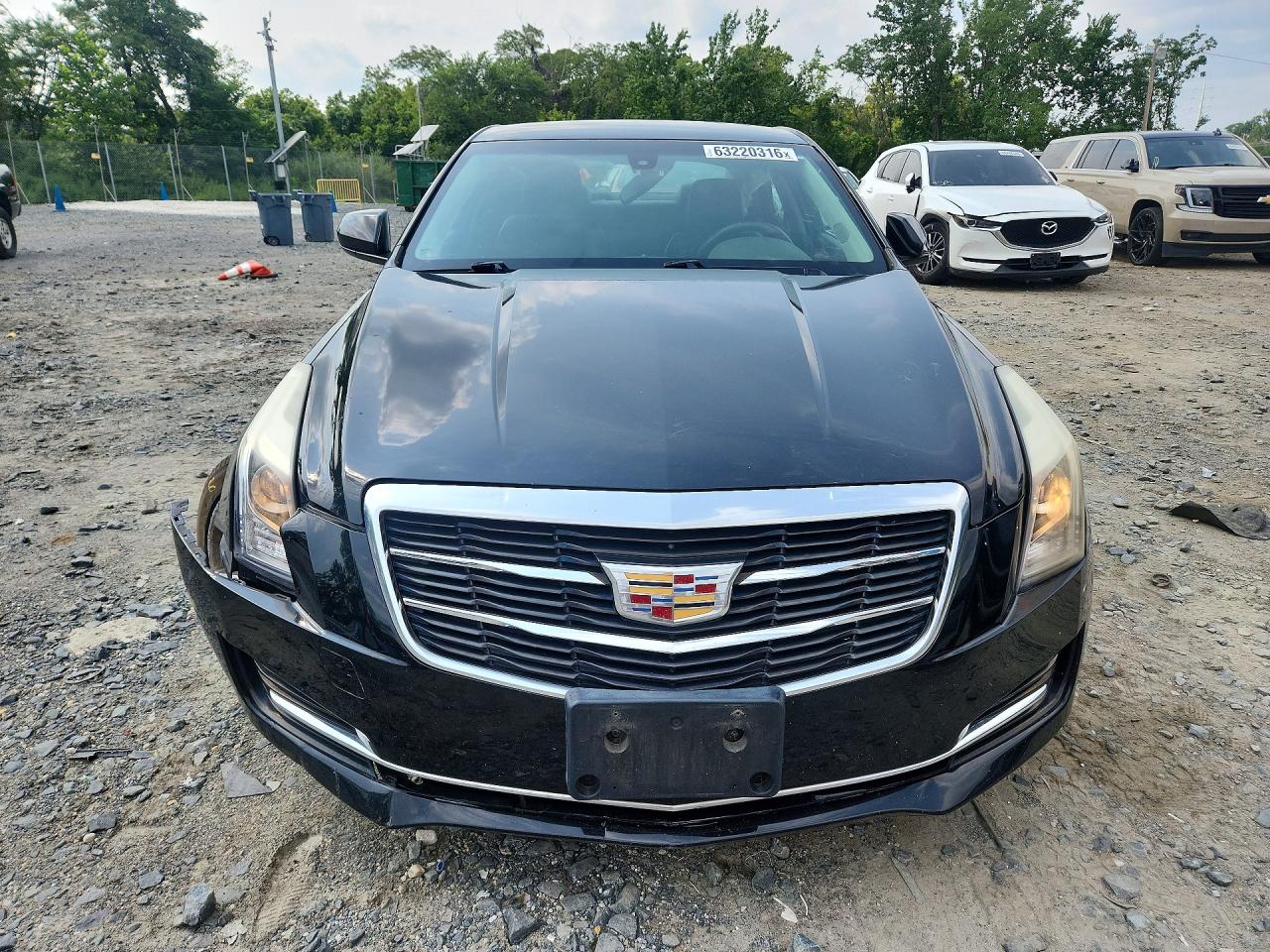 2015 Cadillac Ats Black vin: 1G6AA5RX8F0128335