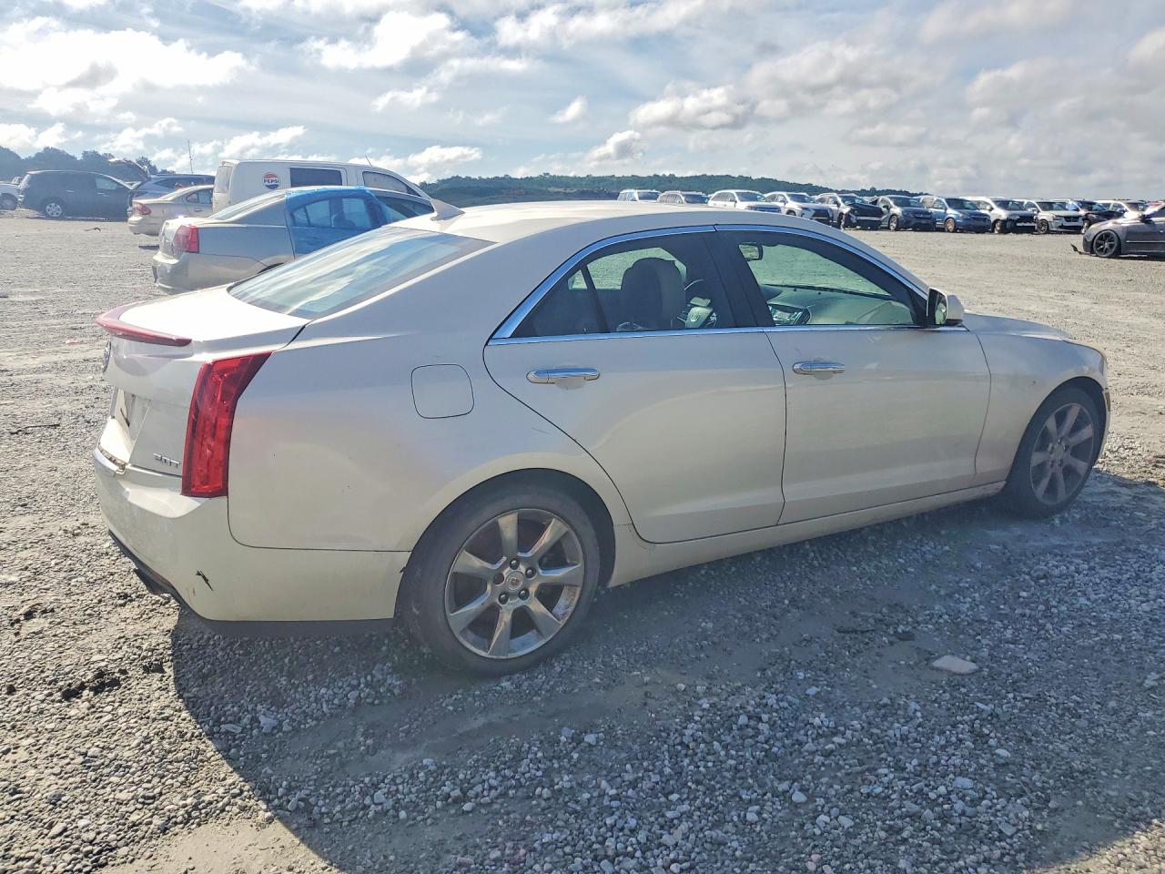 2013 Cadillac Ats White vin: 1G6AA5RX9D0126798