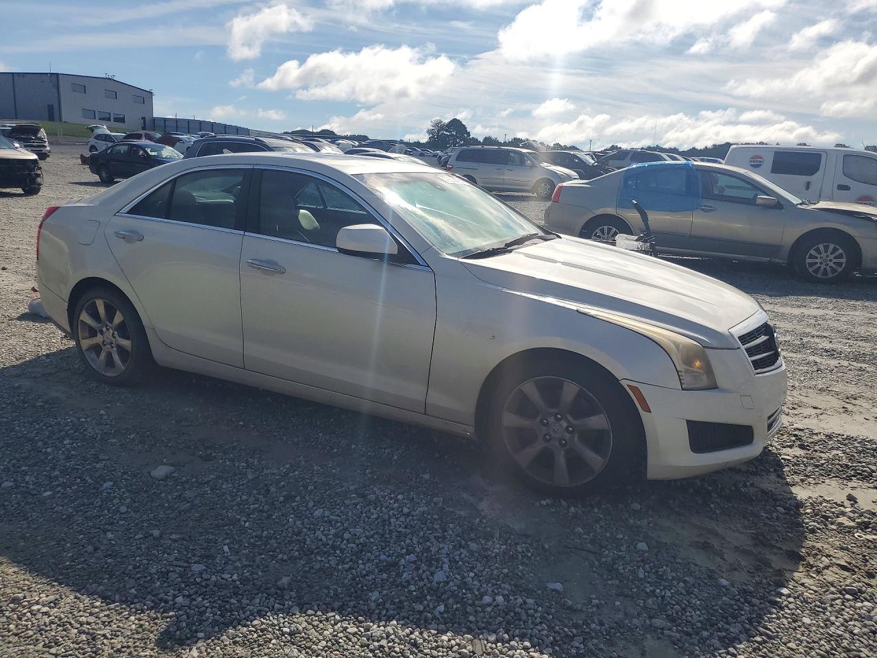 2013 Cadillac Ats White vin: 1G6AA5RX9D0126798