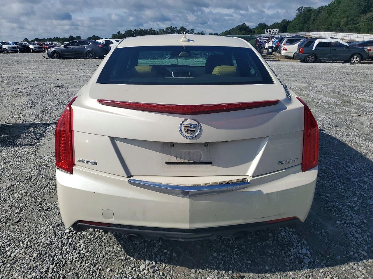 2013 Cadillac Ats White vin: 1G6AA5RX9D0126798