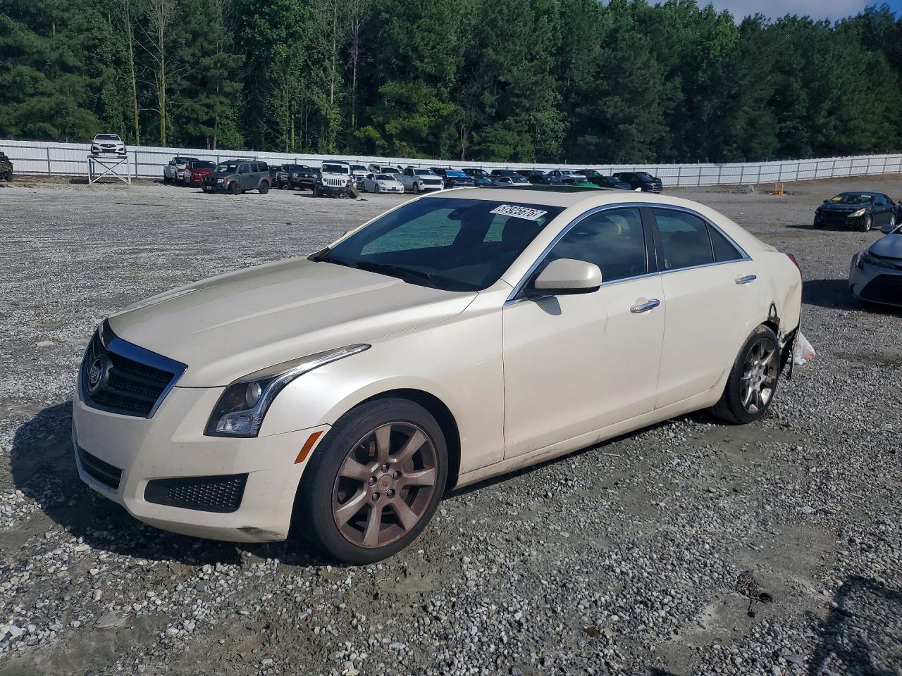 2013 Cadillac Ats White vin: 1G6AA5RX9D0126798