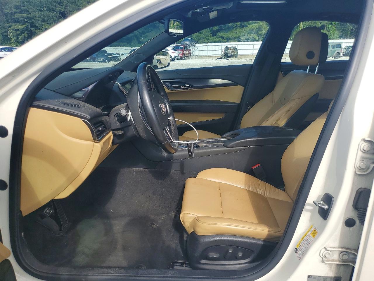 2013 Cadillac Ats White vin: 1G6AA5RX9D0126798