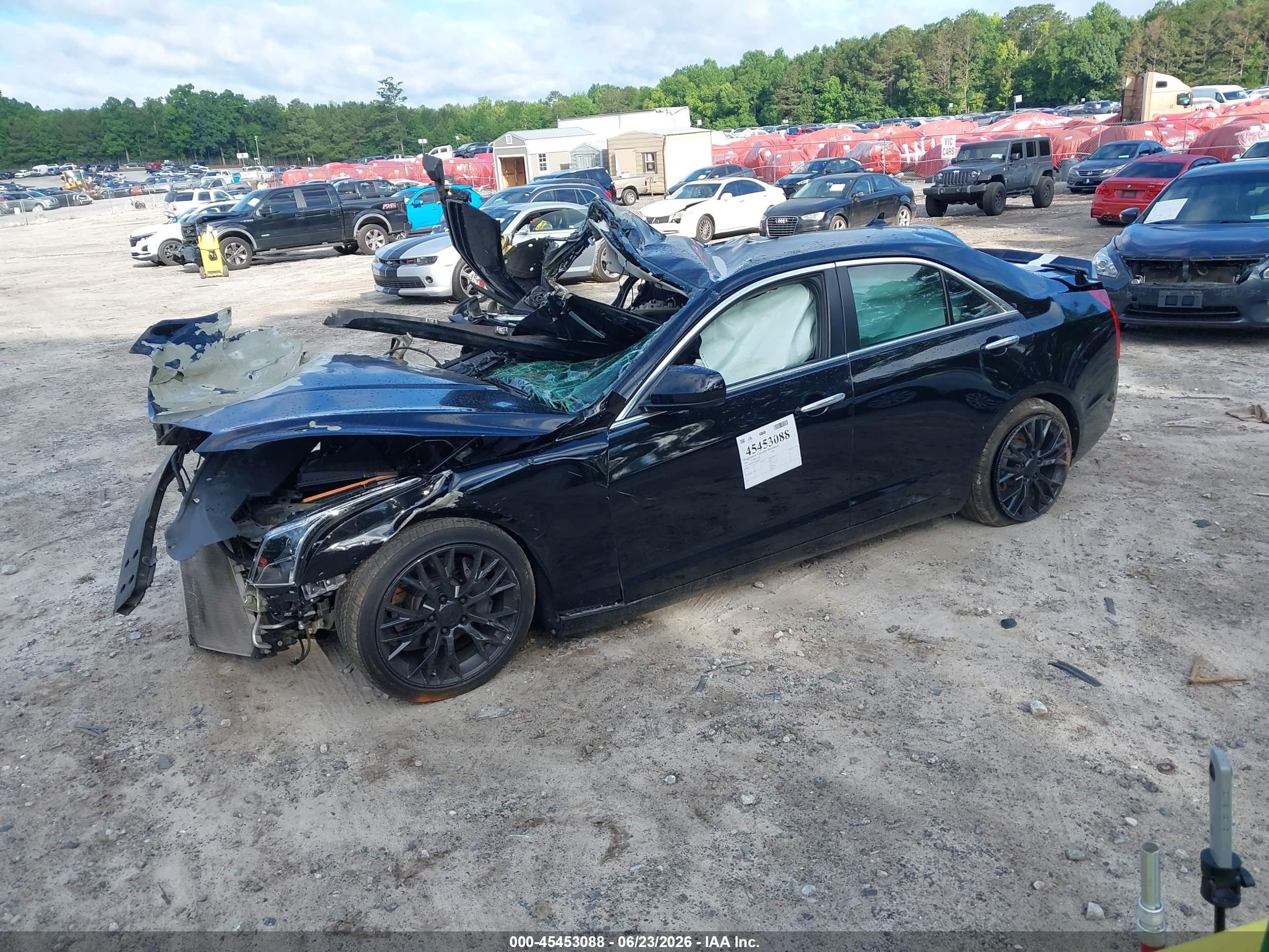 2013 Cadillac Ats Standard Black vin: 1G6AA5RX9D0136876