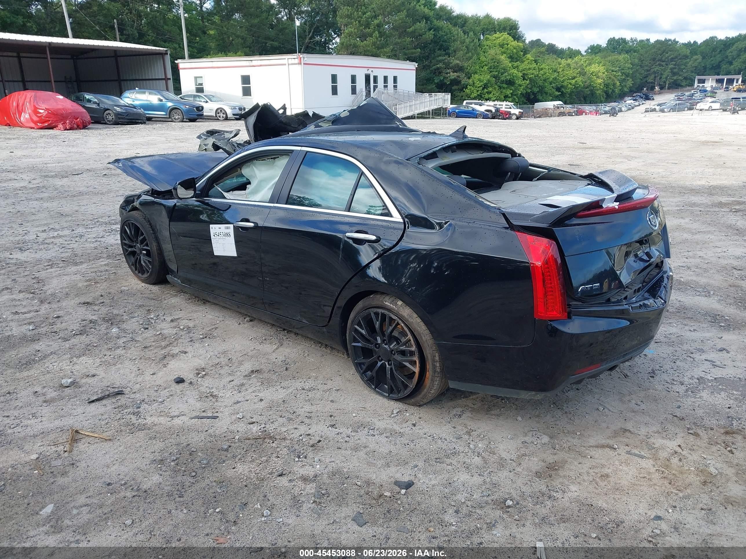 2013 Cadillac Ats Standard Black vin: 1G6AA5RX9D0136876