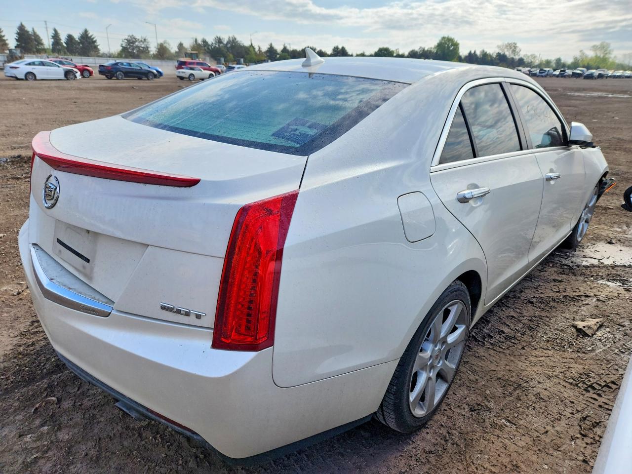 2014 Cadillac Ats White vin: 1G6AA5RX9E0120128