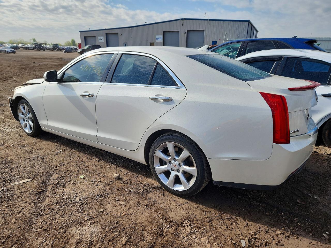 2014 Cadillac Ats White vin: 1G6AA5RX9E0120128