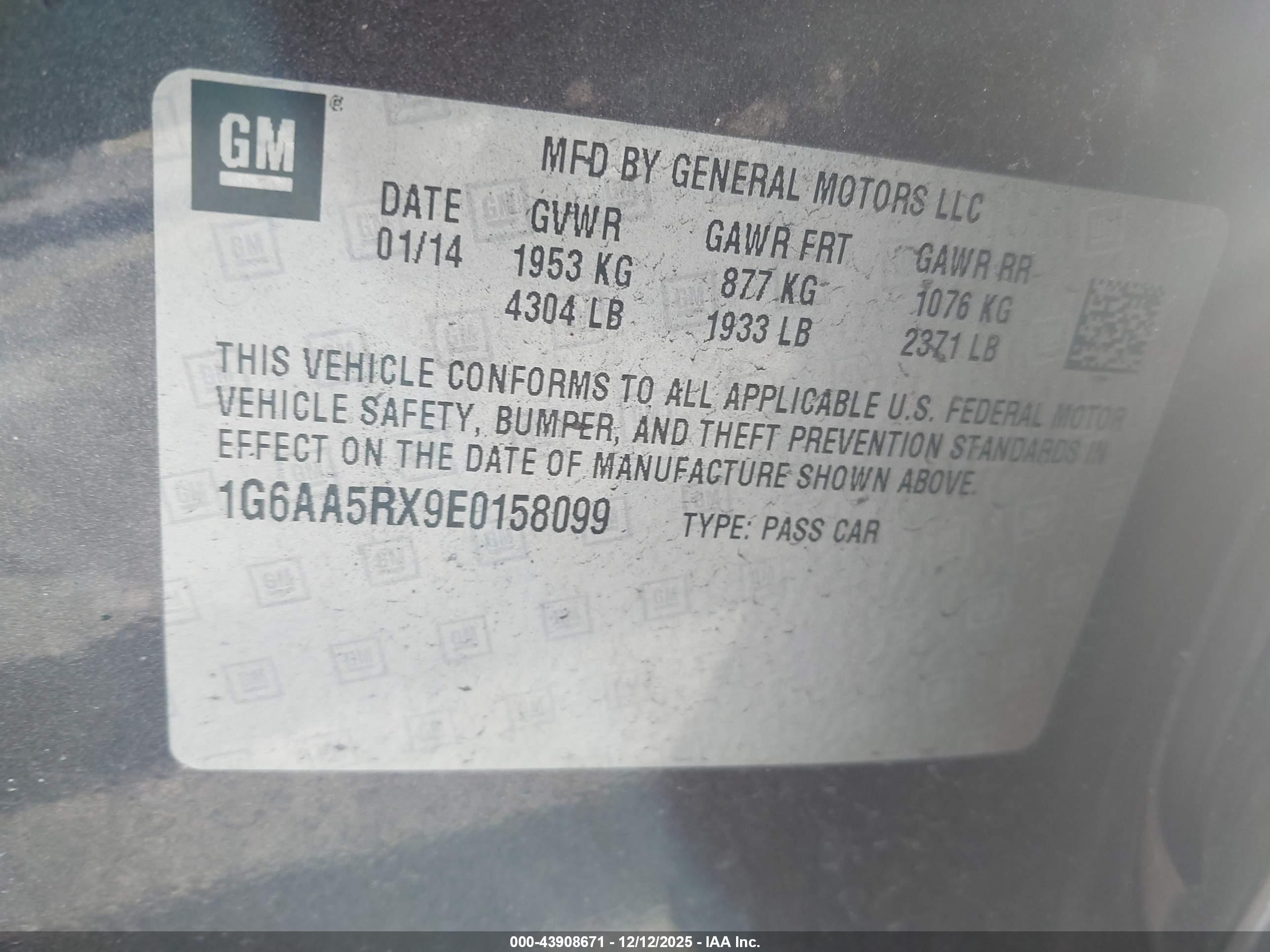 2014 Cadillac Ats Standard Brown vin: 1G6AA5RX9E0158099