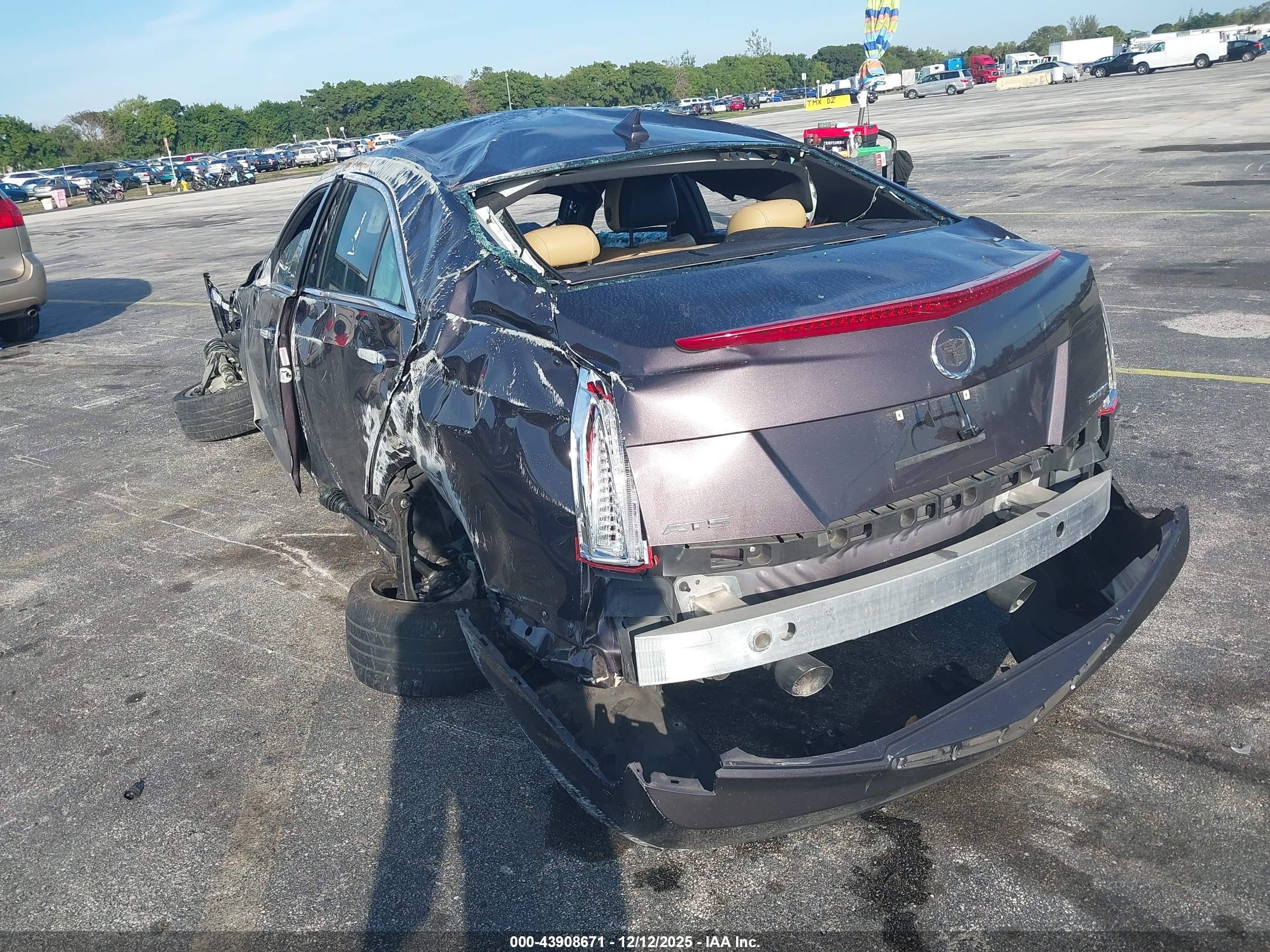 2014 Cadillac Ats Standard Brown vin: 1G6AA5RX9E0158099