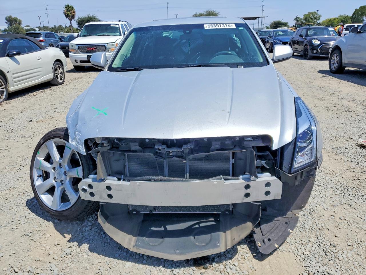 2016 Cadillac Ats Silver vin: 1G6AA5RX9G0101629