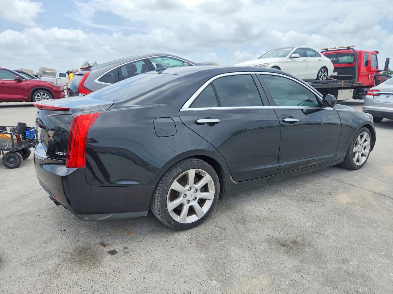 2013 Cadillac Ats Черный vin: 1G6AA5RXXD0133713