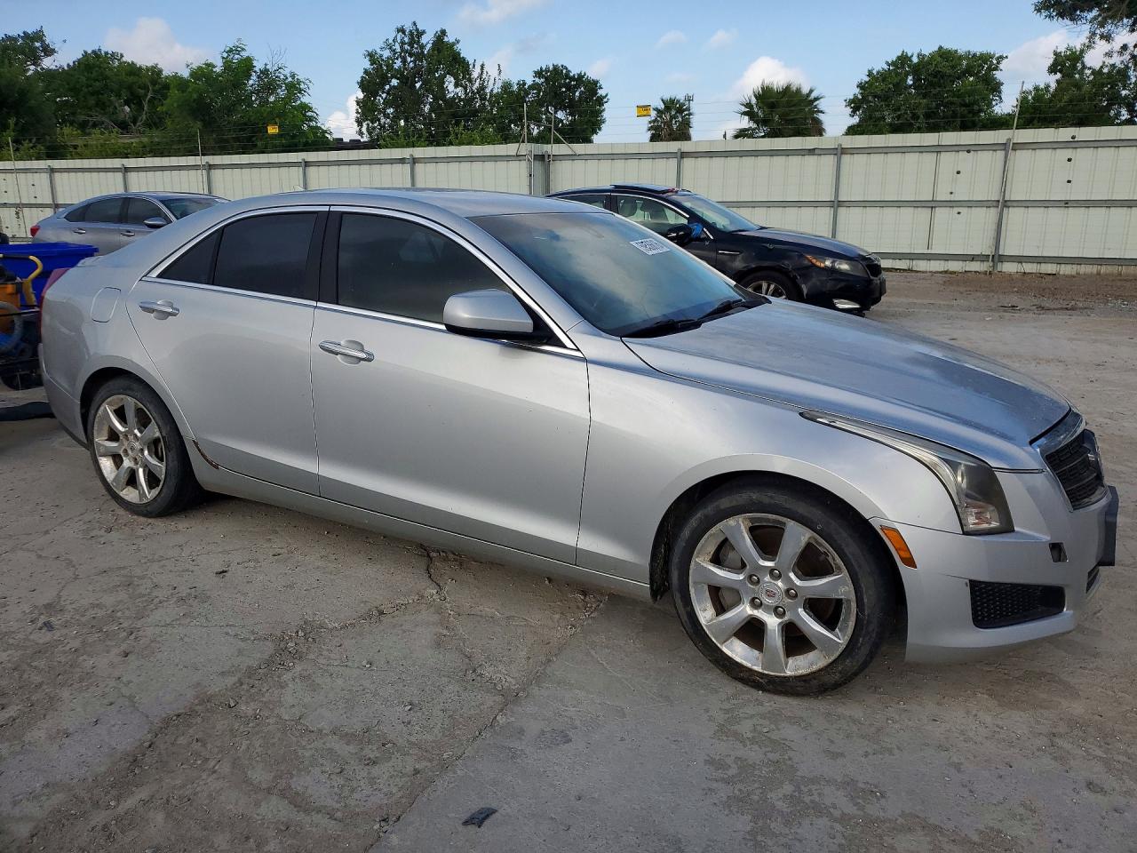 2013 Cadillac Ats Silver vin: 1G6AA5RXXD0141276