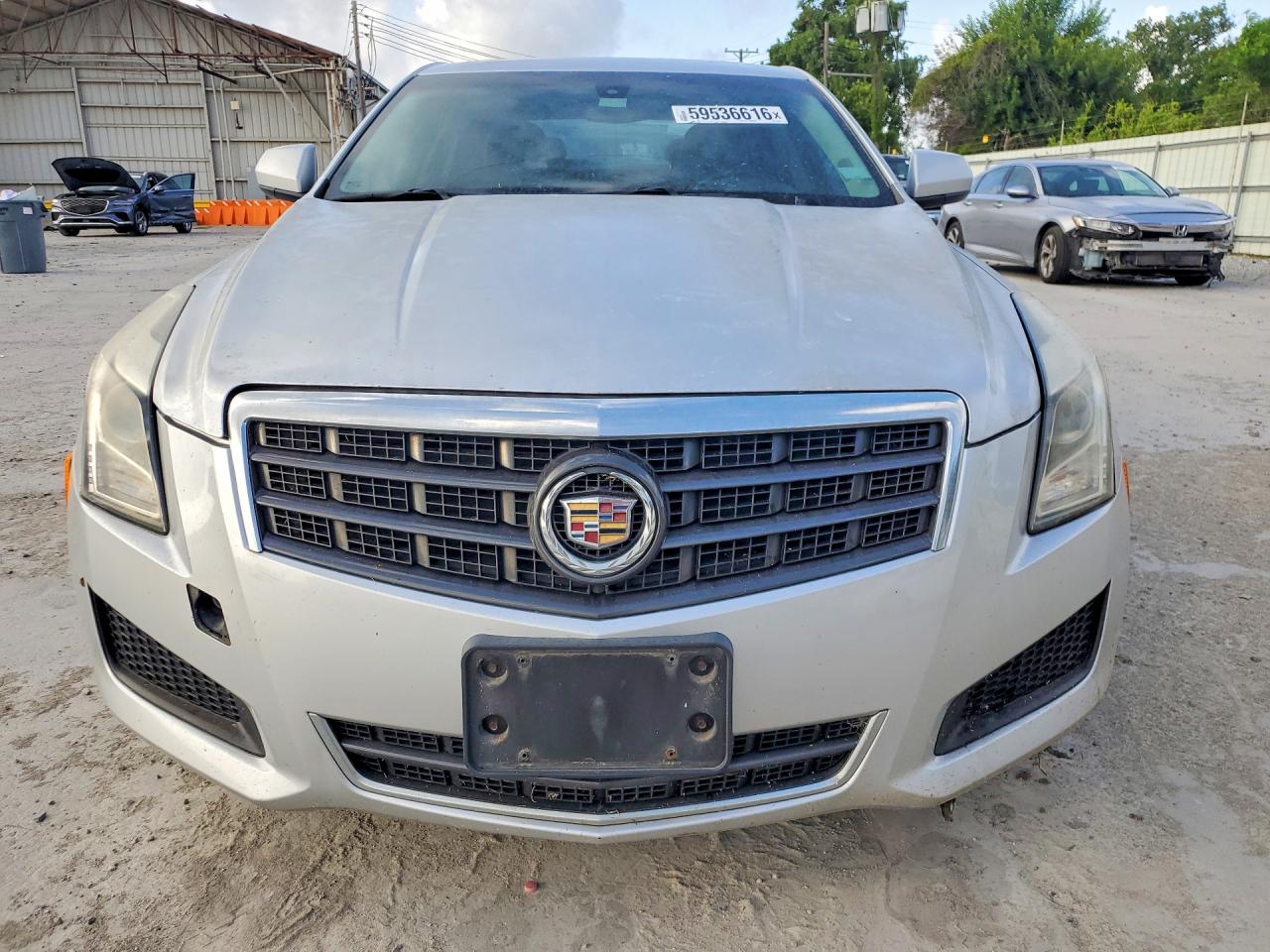 2013 Cadillac Ats Silver vin: 1G6AA5RXXD0141276
