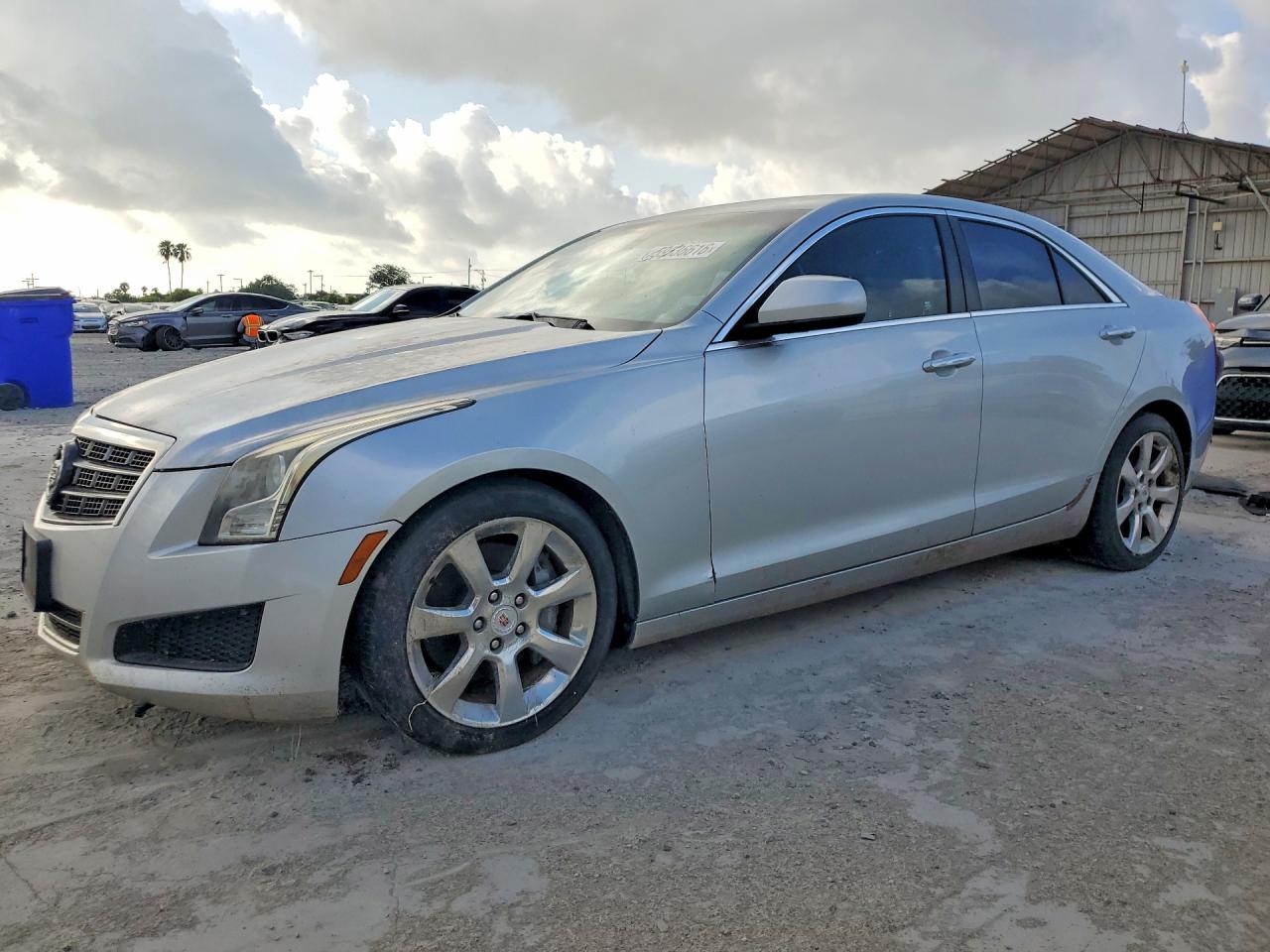 2013 Cadillac Ats Silver vin: 1G6AA5RXXD0141276