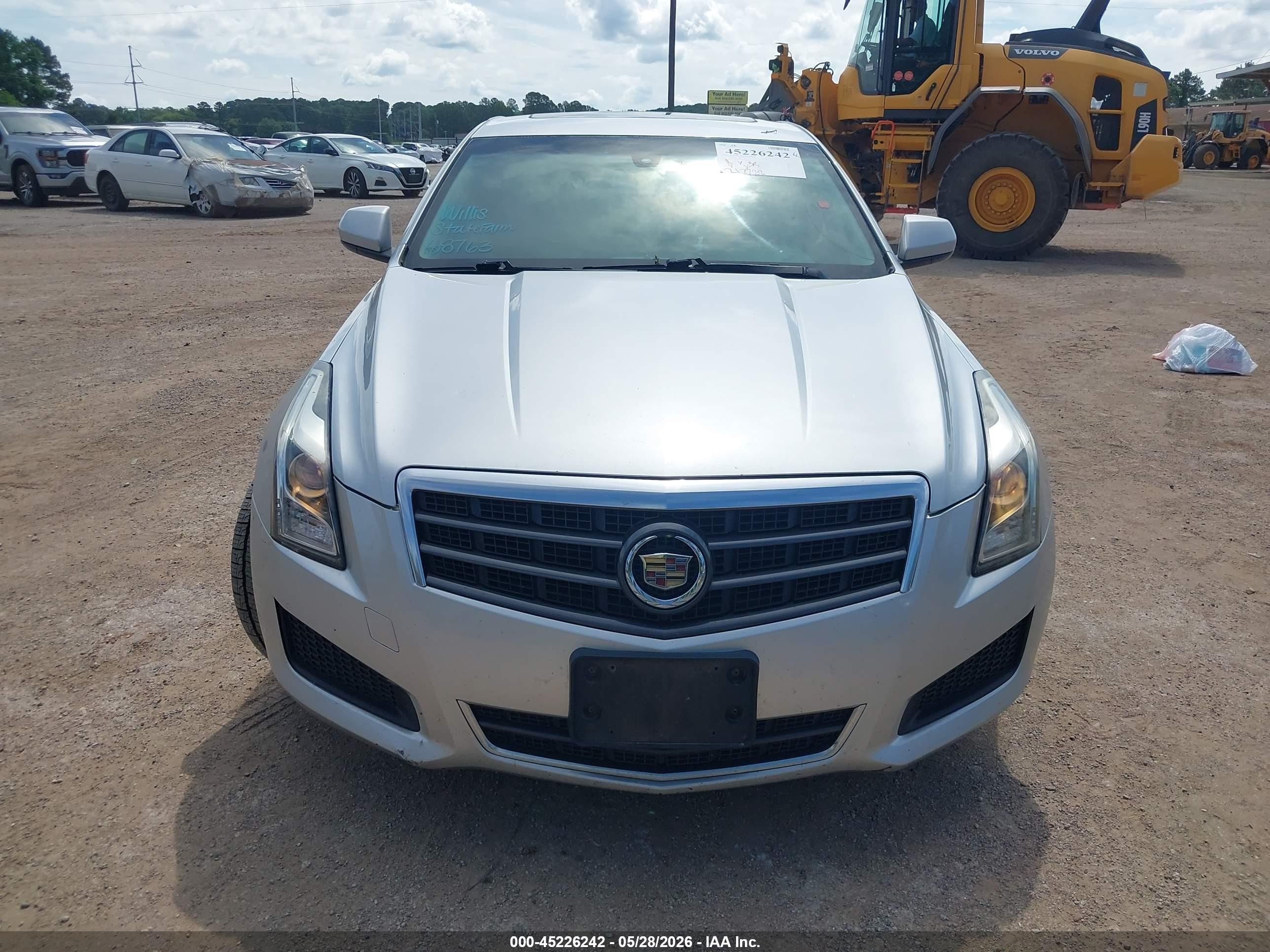 2013 Cadillac Ats Standard Белый vin: 1G6AA5RXXD0168686